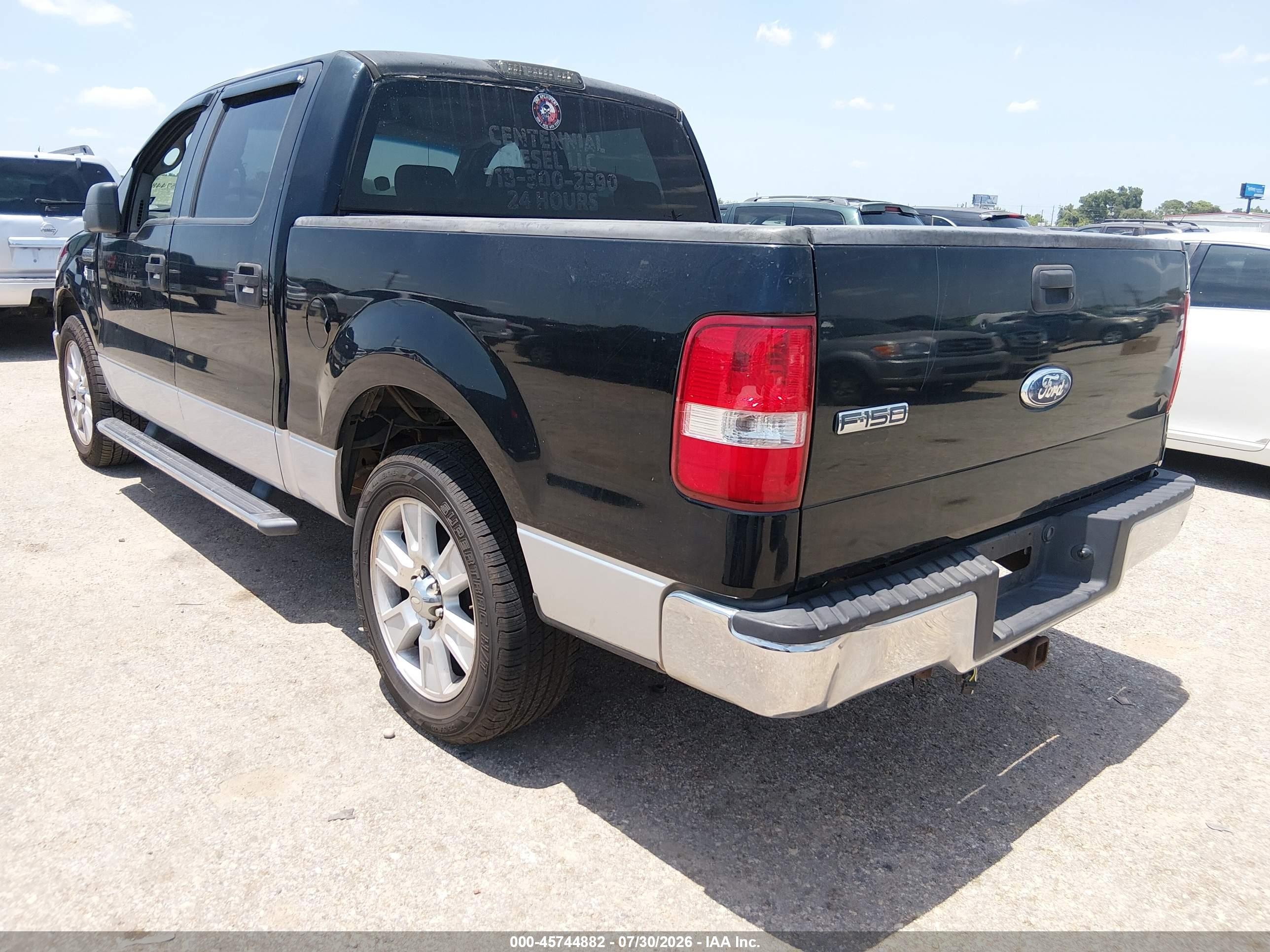 2006 Ford F-150 Xlt Черный vin: 1FTRW12W66FB01157