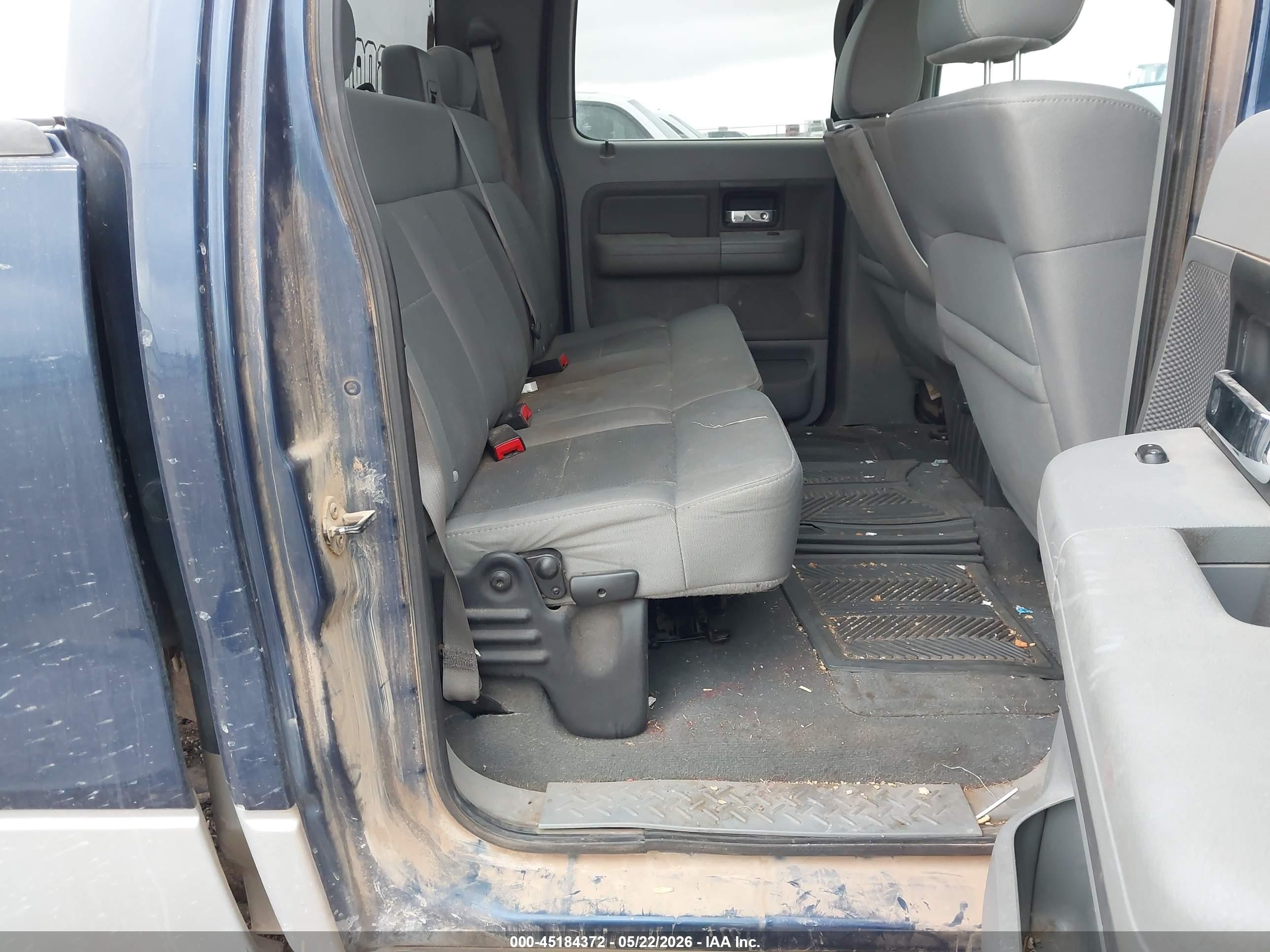 2007 Ford F-150 Xlt Blue vin: 1FTRW12W67KC01297