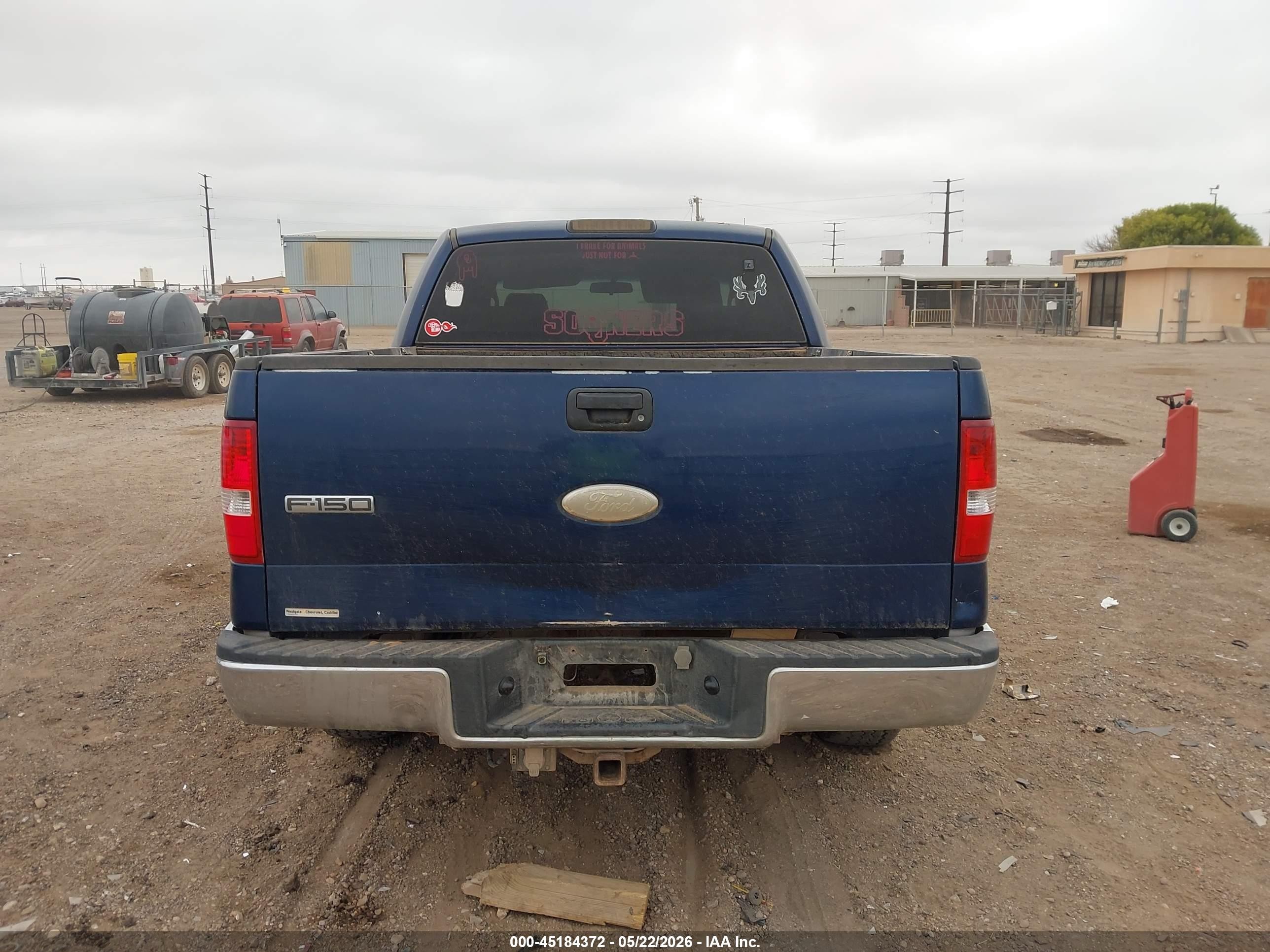 2007 Ford F-150 Xlt Blue vin: 1FTRW12W67KC01297