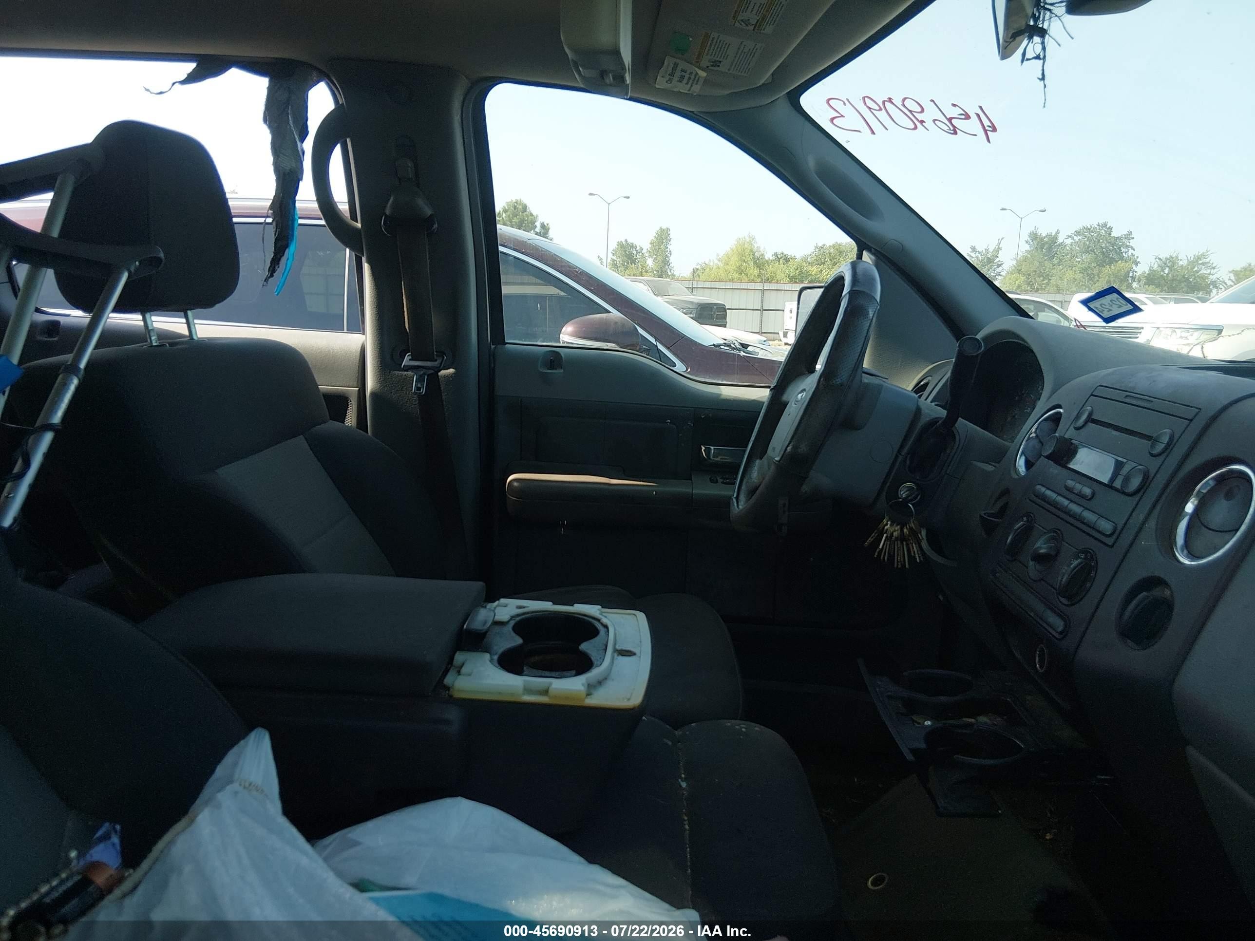 2007 Ford F-150 Xlt White vin: 1FTRW12W67KC60236