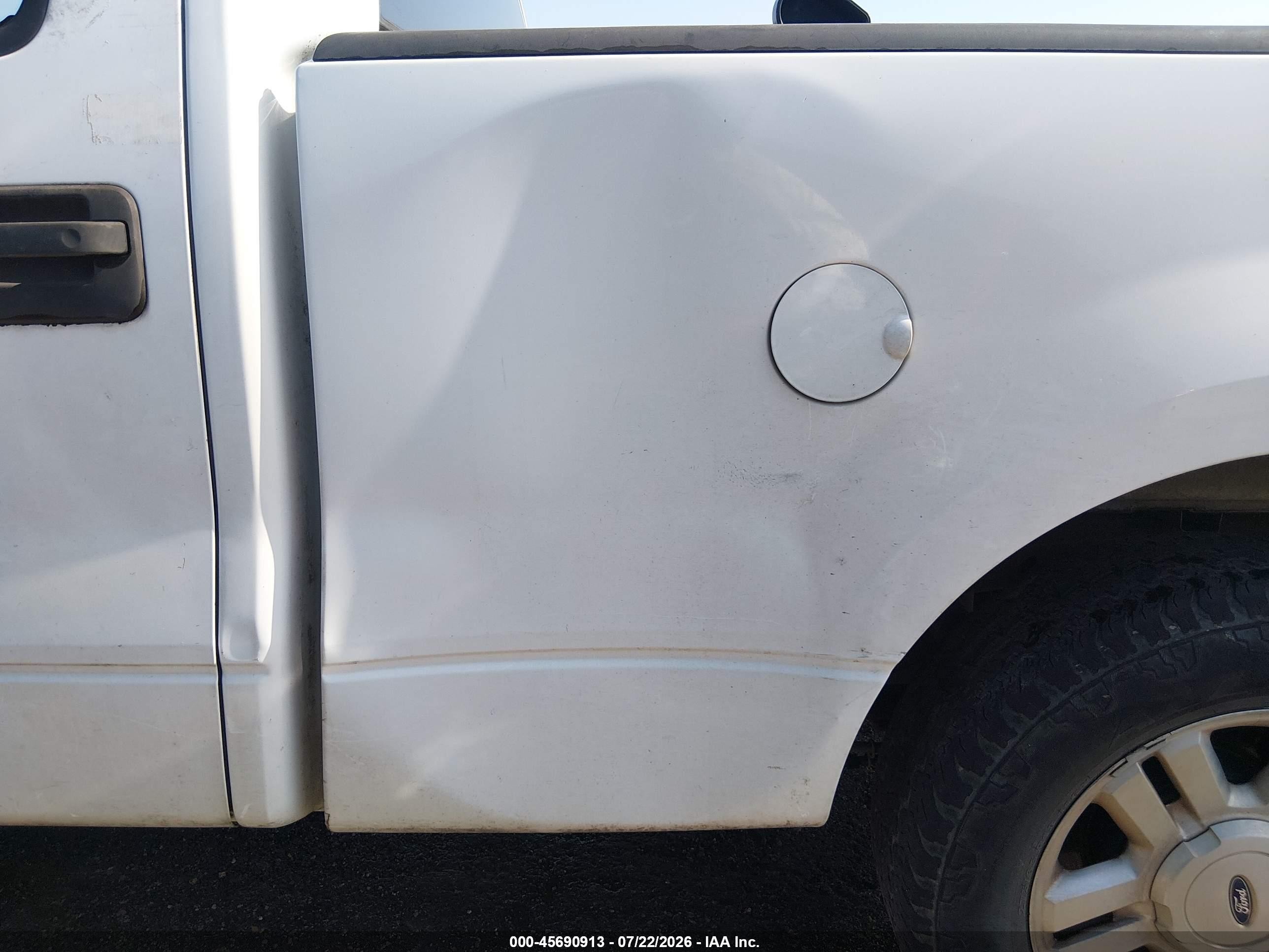 2007 Ford F-150 Xlt White vin: 1FTRW12W67KC60236