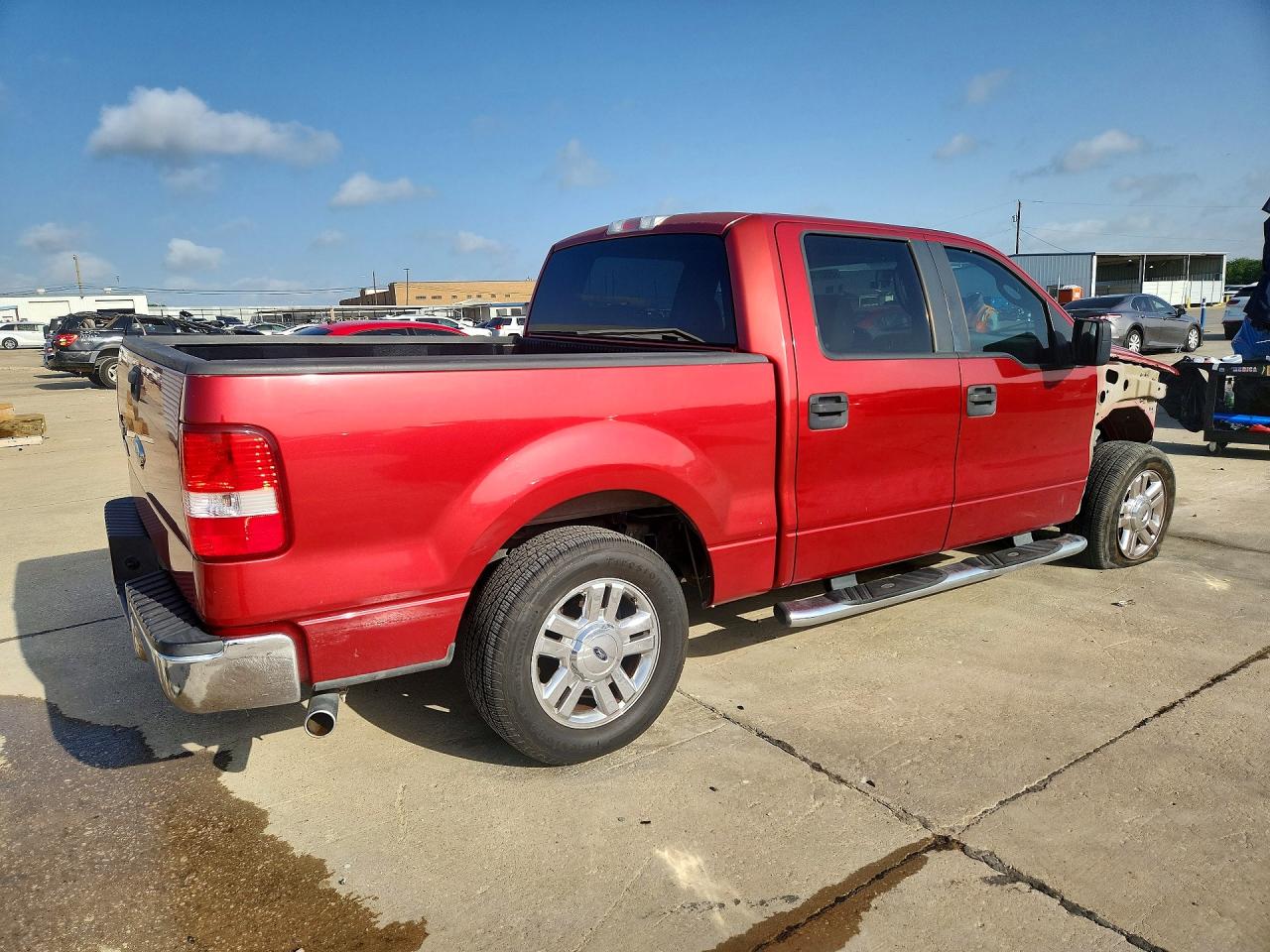 2008 Ford F150 Supercrew Red vin: 1FTRW12W68FA10294