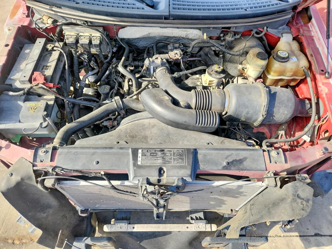 2008 Ford F150 Supercrew Red vin: 1FTRW12W68FA10294