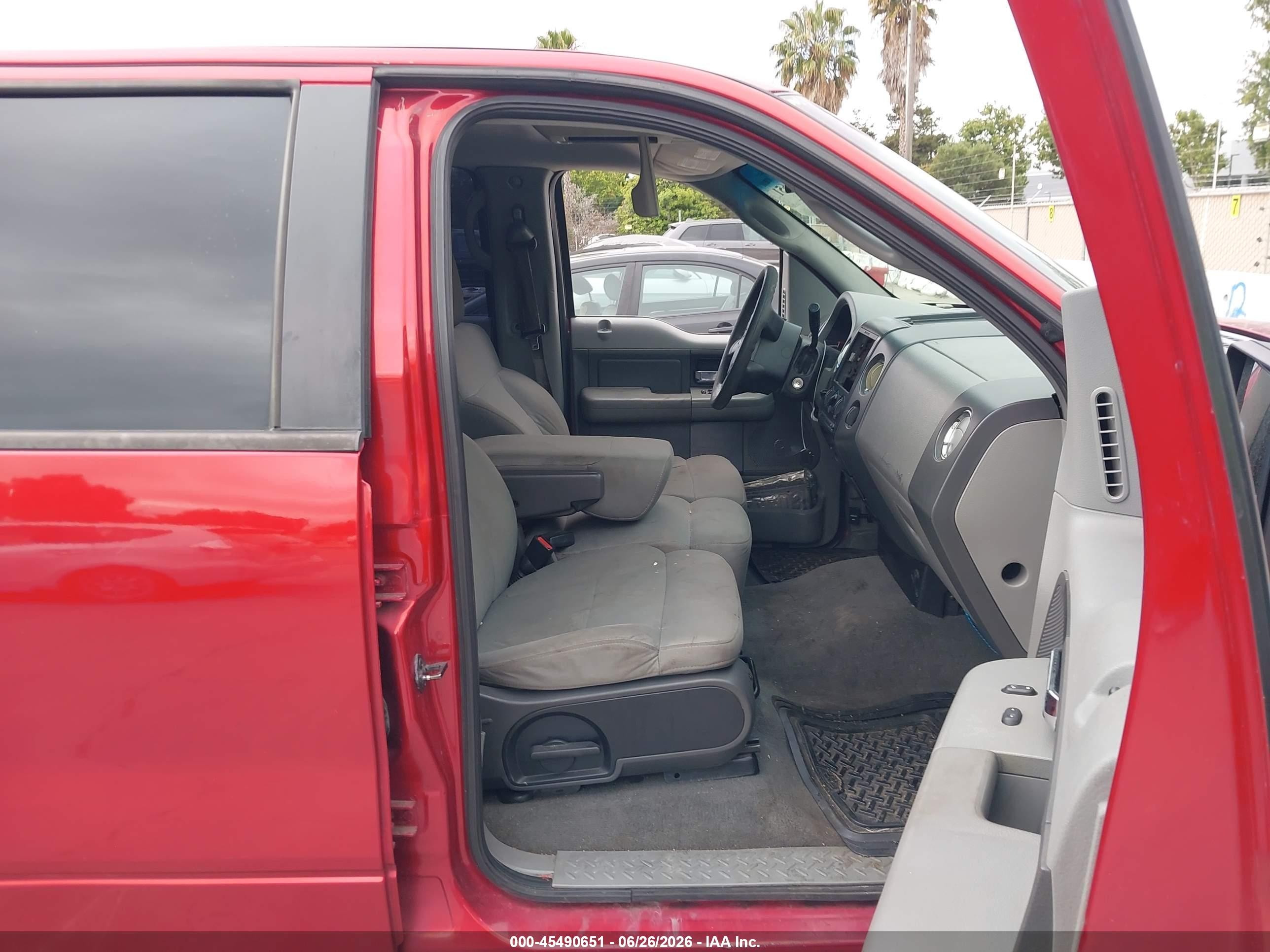 2008 Ford F-150 60th Anniversary/fx2/xl/xlt Red vin: 1FTRW12W68FA23451