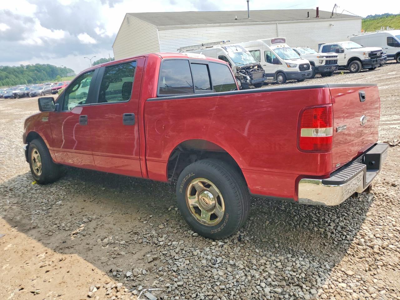 2008 Ford F150 Supercrew Red vin: 1FTRW12W68FB04434