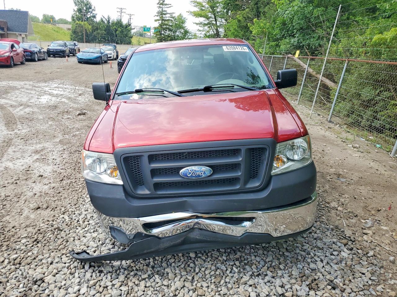 2008 Ford F150 Supercrew Red vin: 1FTRW12W68FB04434