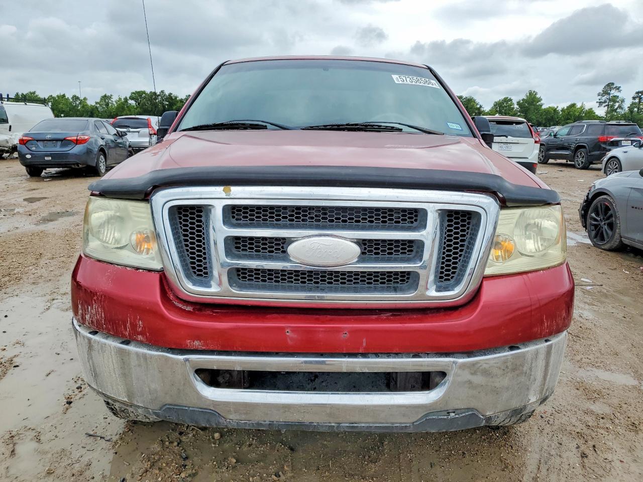 2008 Ford F150 Supercrew Red vin: 1FTRW12W68FB51138