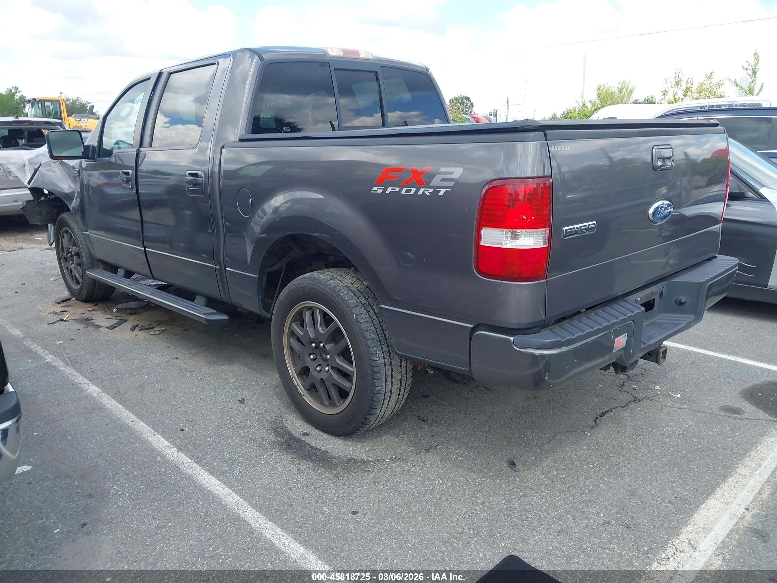 2008 Ford F-150 60th Anniversary/fx2/xl/xlt Gray vin: 1FTRW12W68KD81043