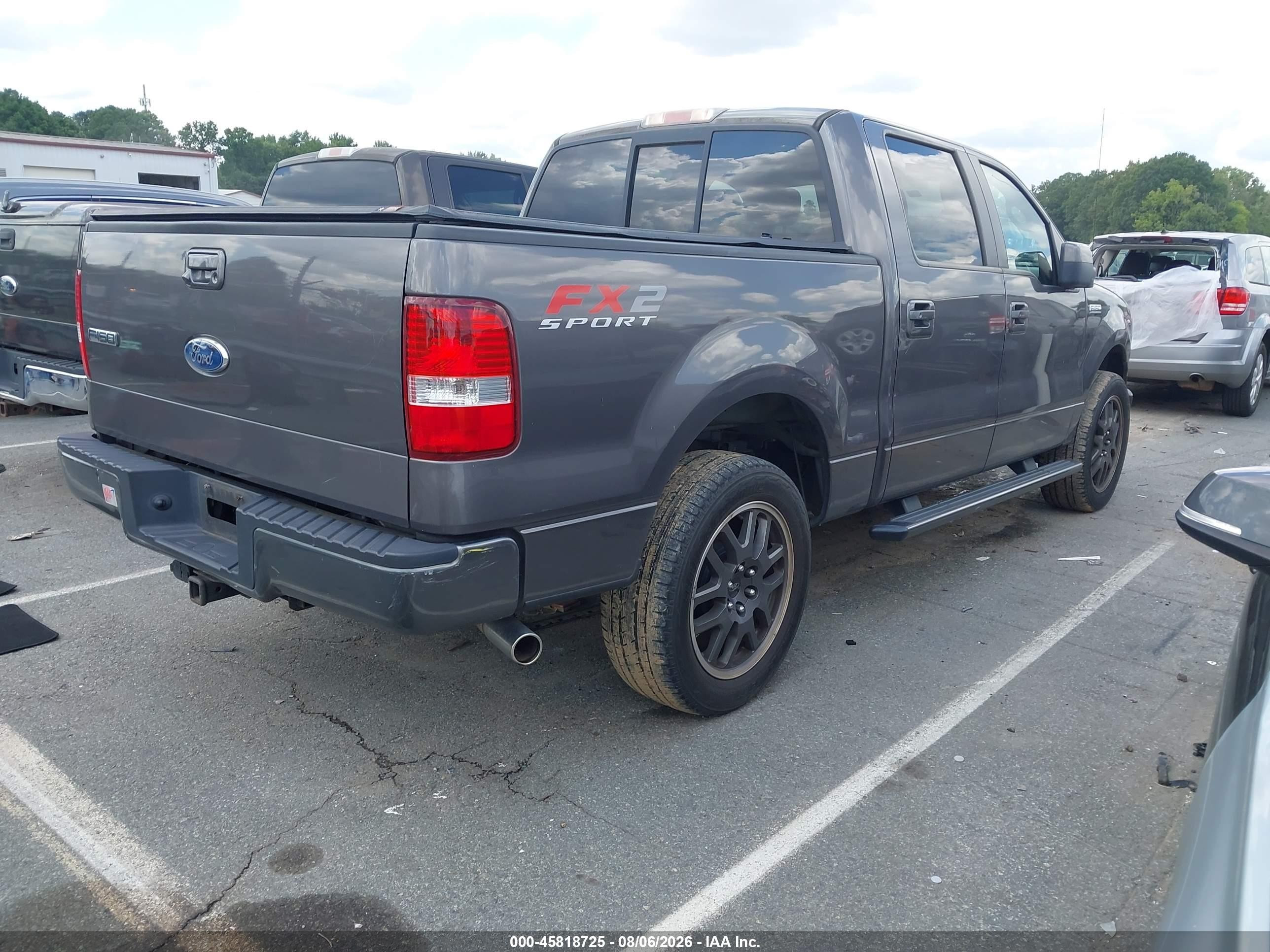 2008 Ford F-150 60th Anniversary/fx2/xl/xlt Gray vin: 1FTRW12W68KD81043