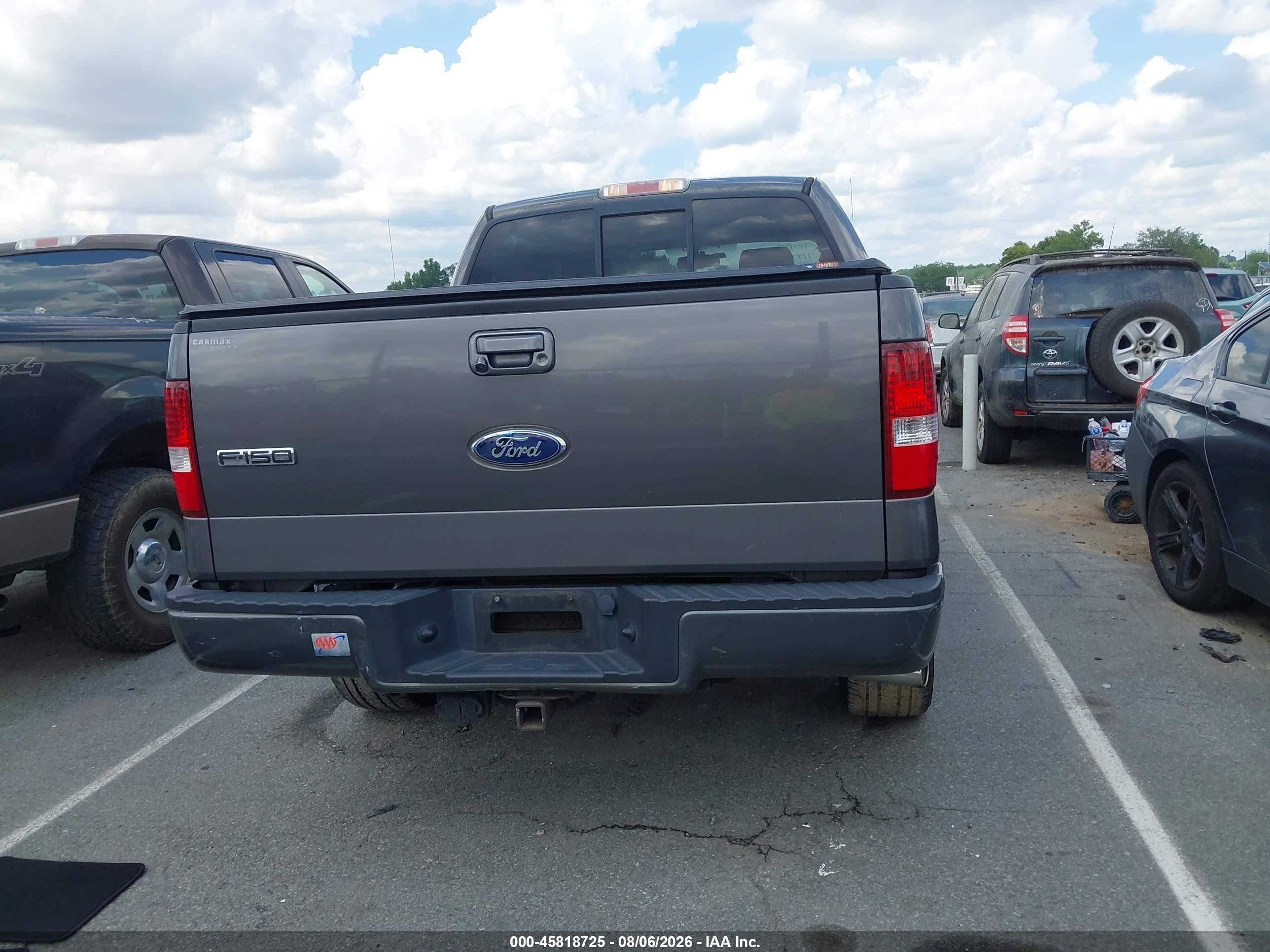 2008 Ford F-150 60th Anniversary/fx2/xl/xlt Gray vin: 1FTRW12W68KD81043
