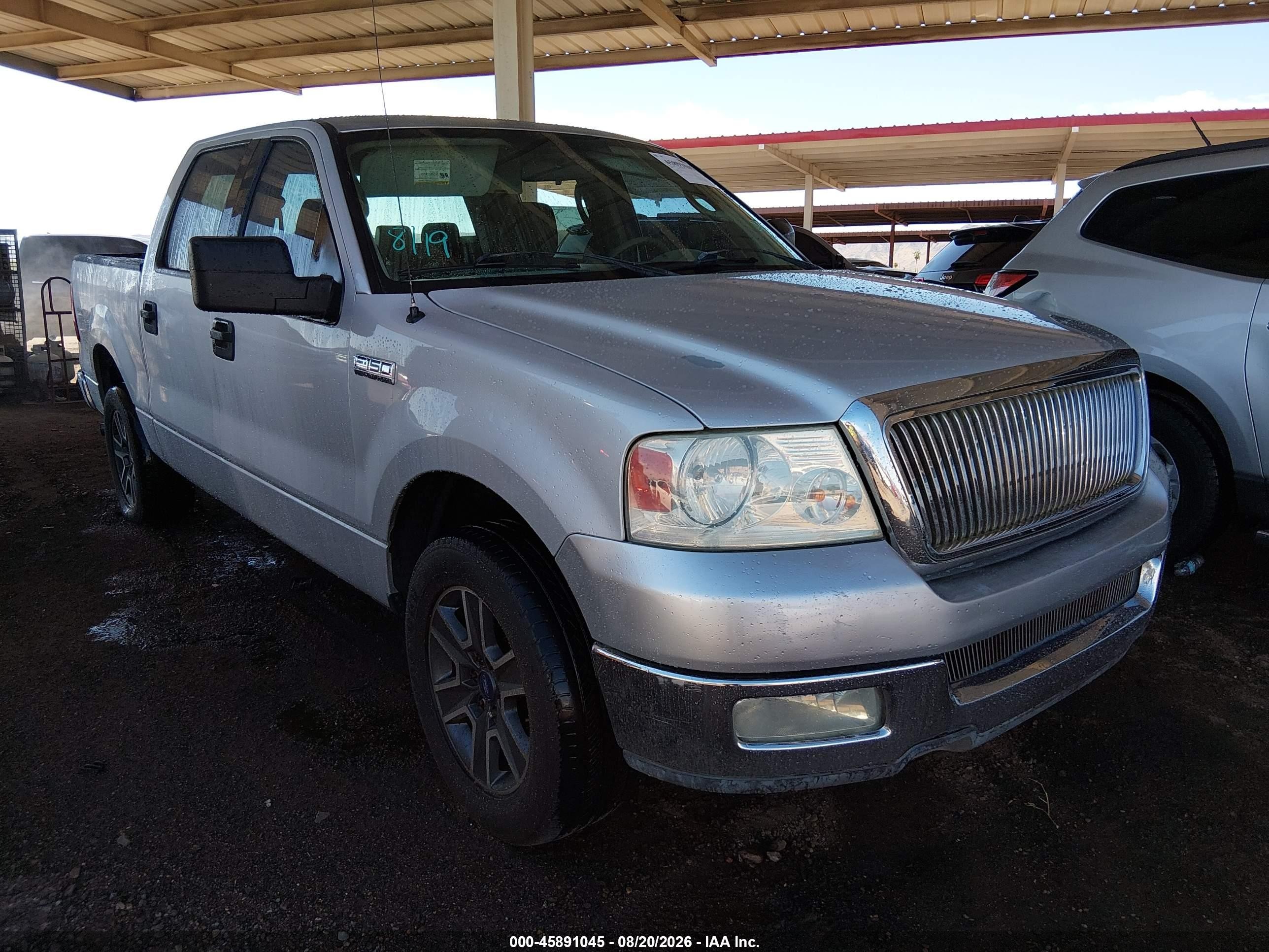 2004 Ford F-150 Xlt Silver vin: 1FTRW12W74KC20582