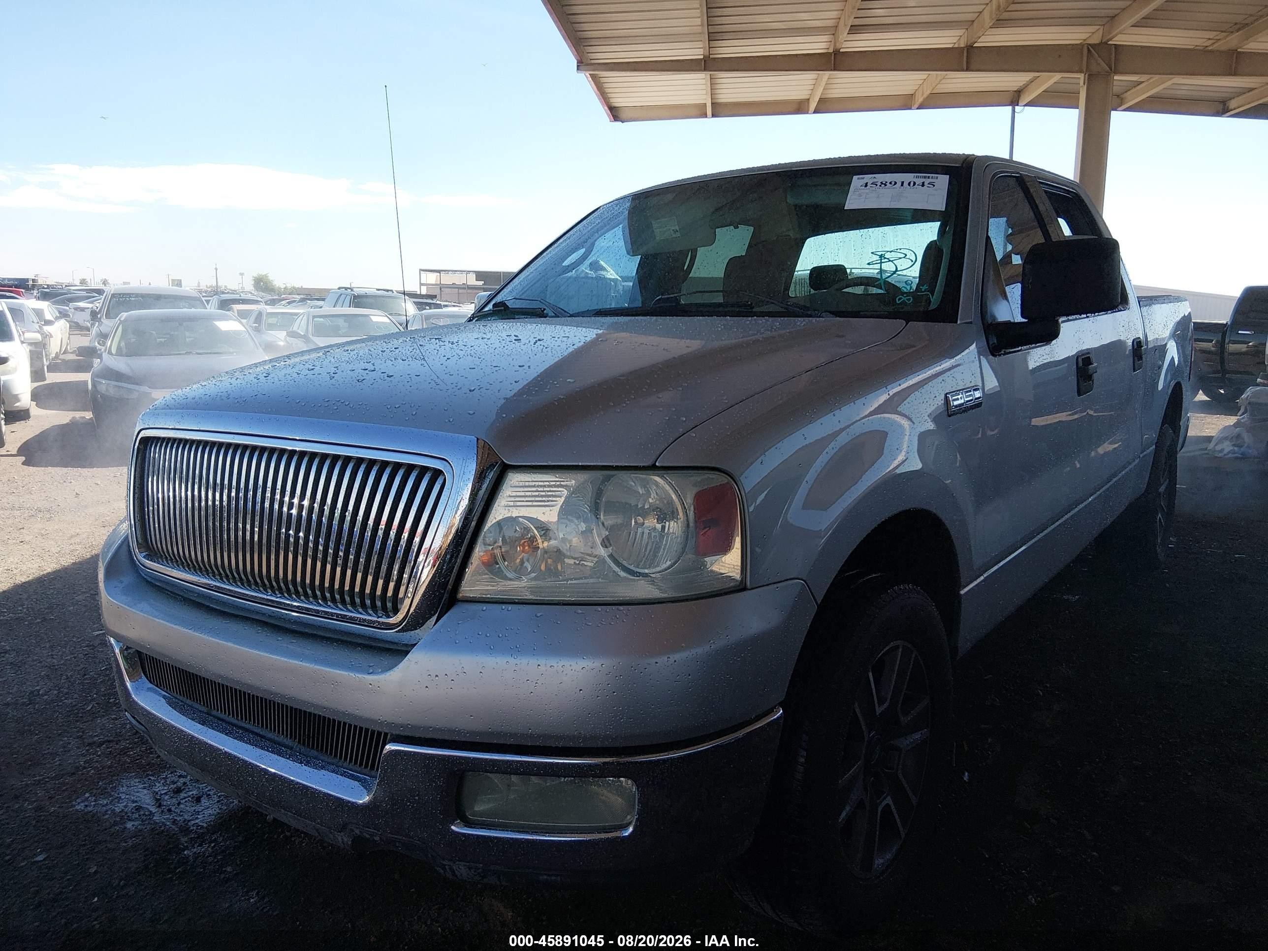 2004 Ford F-150 Xlt Silver vin: 1FTRW12W74KC20582