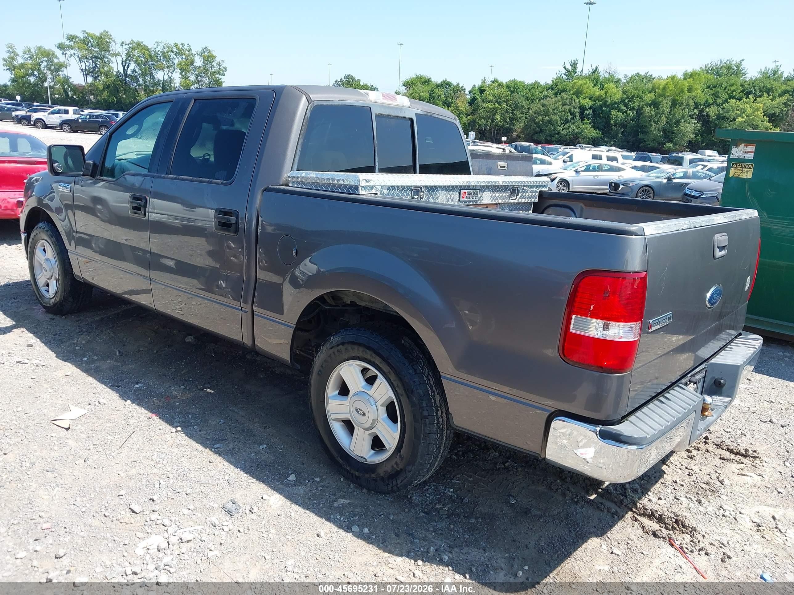 2004 Ford F-150 Xlt Серый vin: 1FTRW12W74KC51704