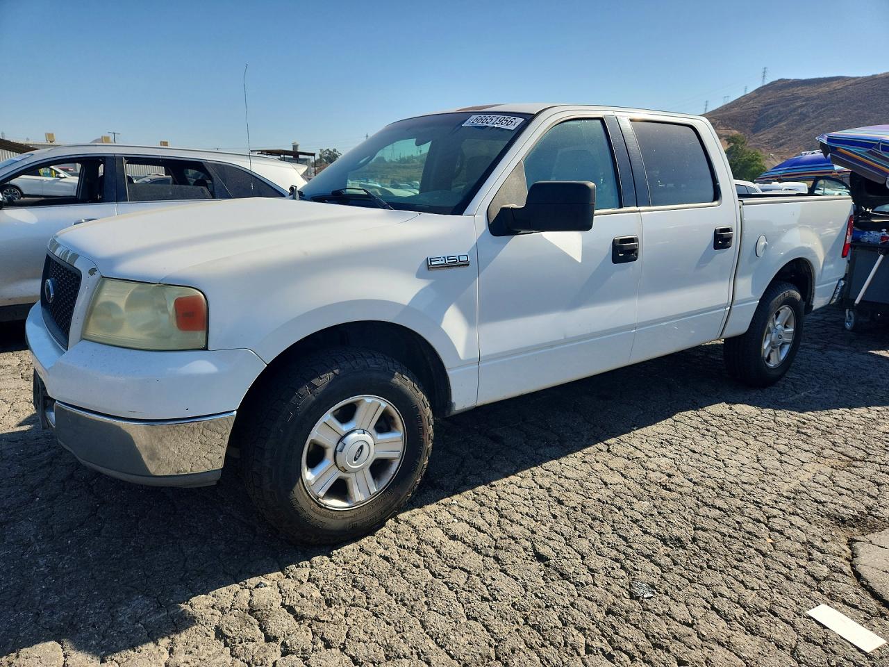 2004 Ford F150 Supercrew White vin: 1FTRW12W74KC81009