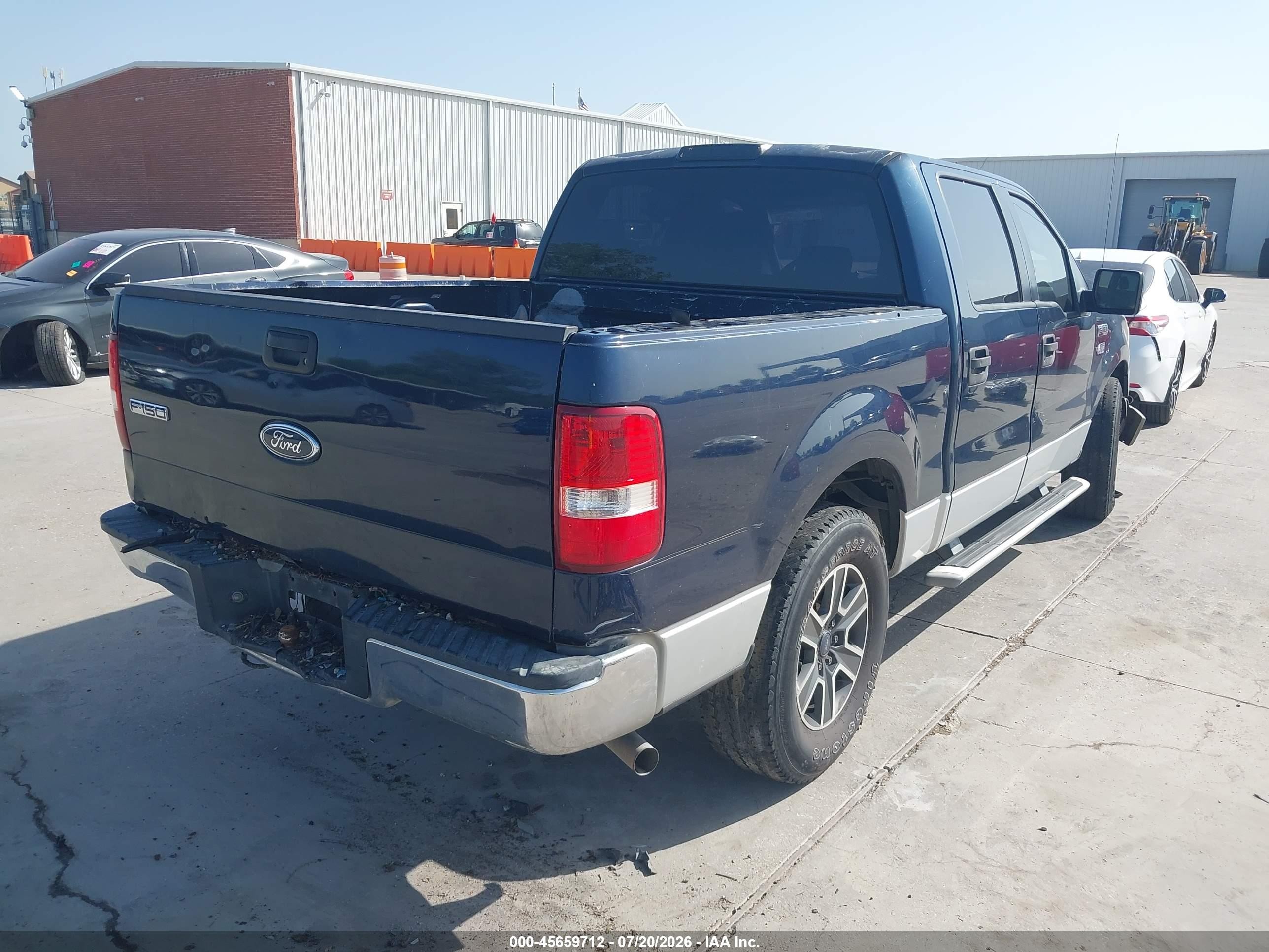2005 Ford F-150 Xlt Blue vin: 1FTRW12W75FA31781