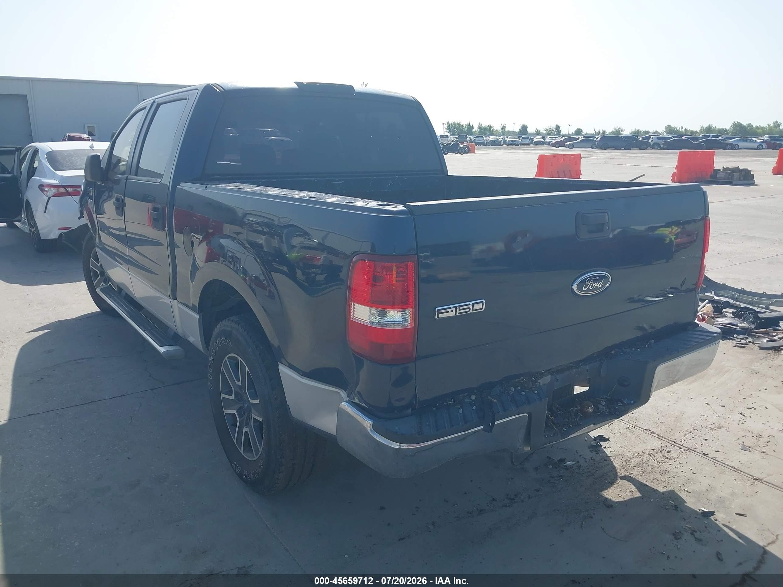 2005 Ford F-150 Xlt Blue vin: 1FTRW12W75FA31781