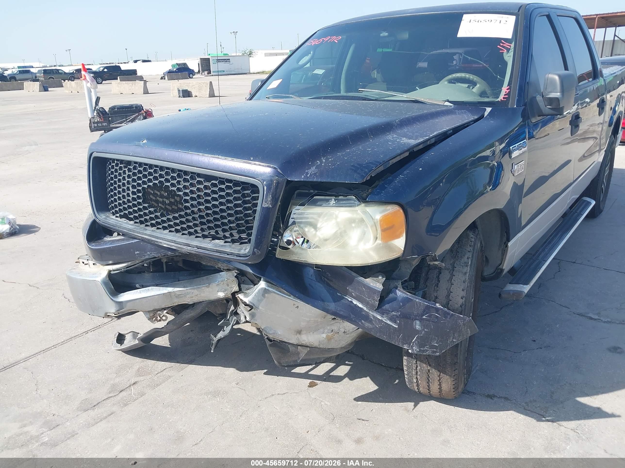 2005 Ford F-150 Xlt Blue vin: 1FTRW12W75FA31781