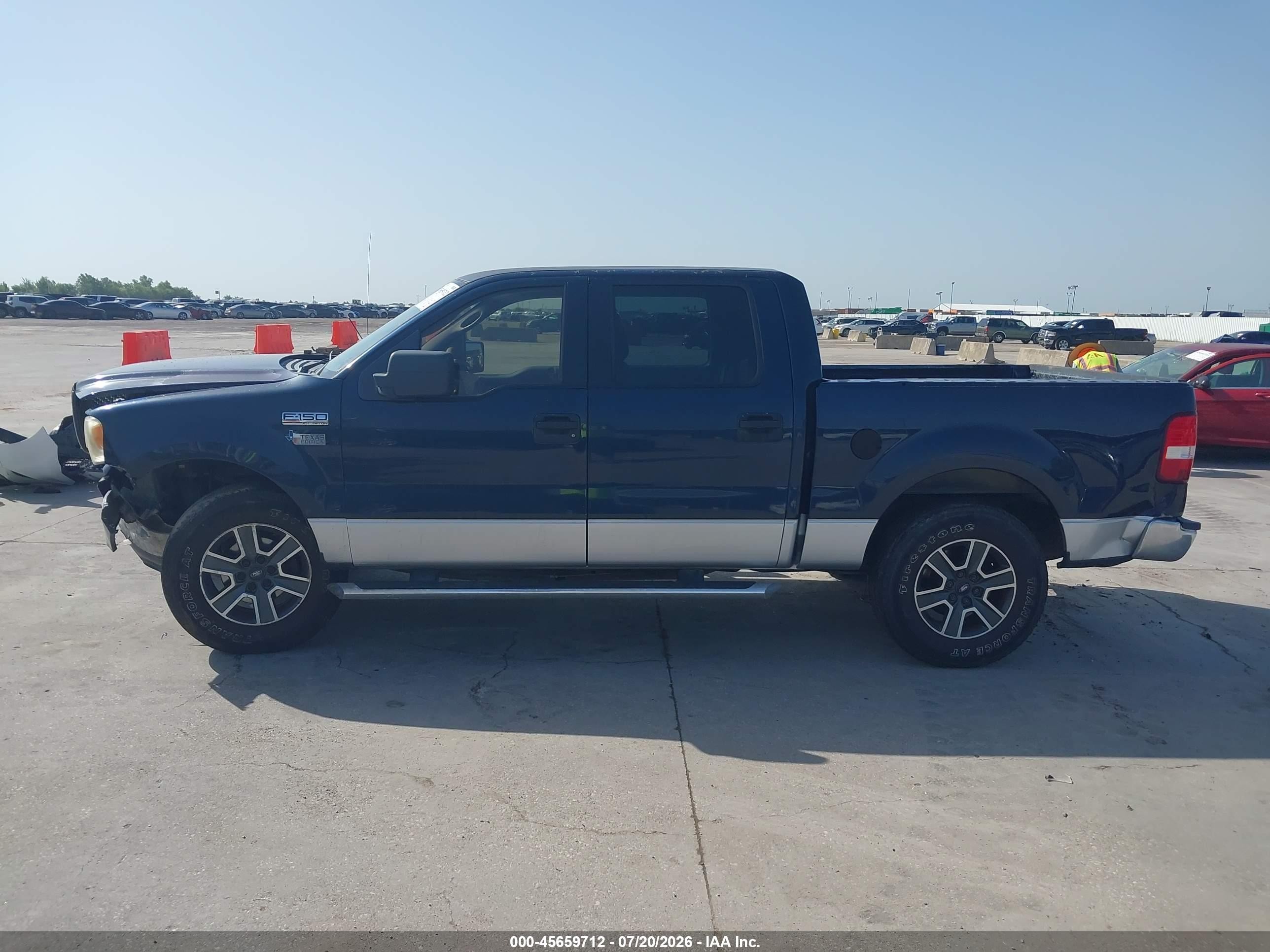 2005 Ford F-150 Xlt Blue vin: 1FTRW12W75FA31781
