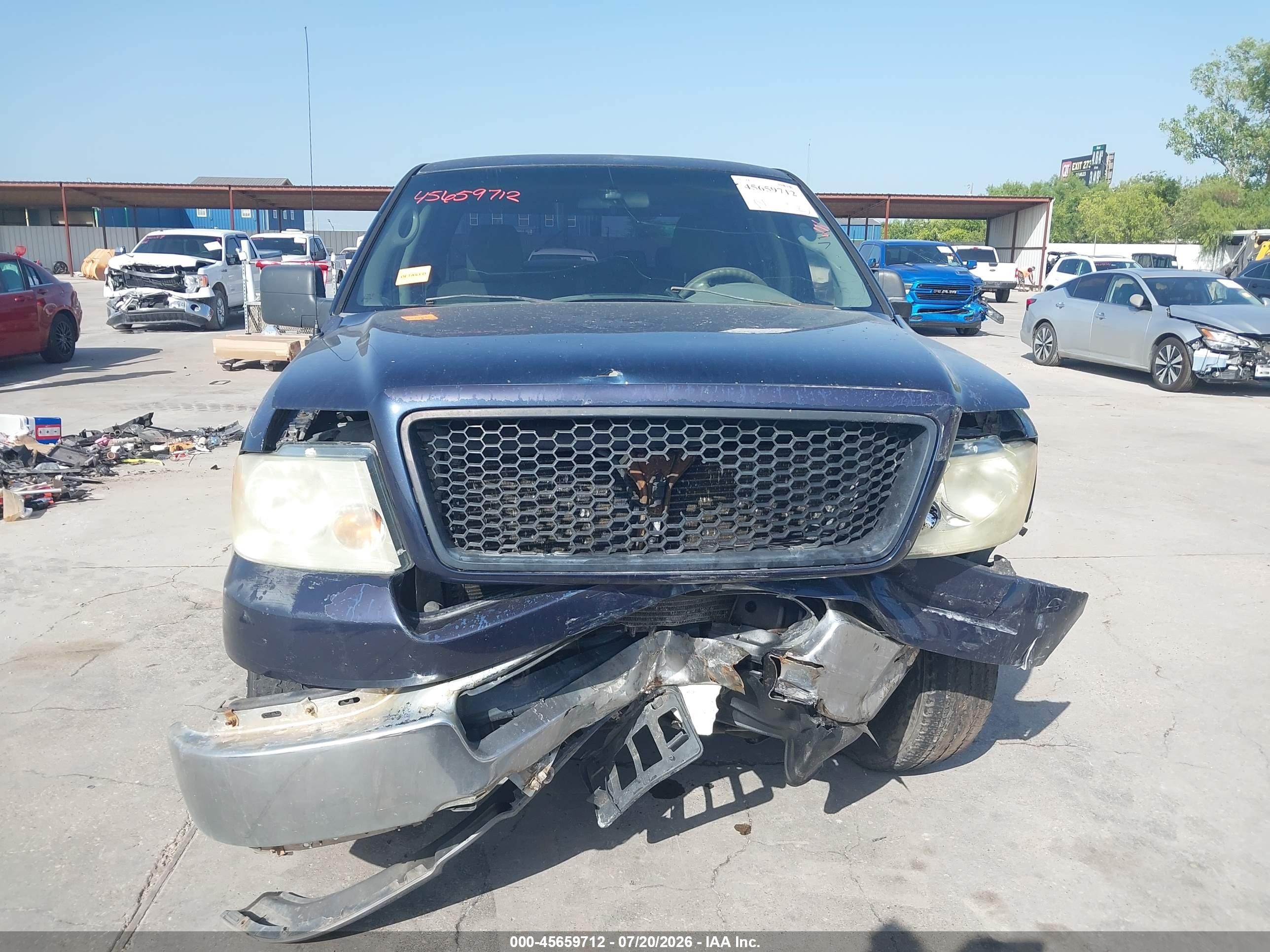 2005 Ford F-150 Xlt Blue vin: 1FTRW12W75FA31781
