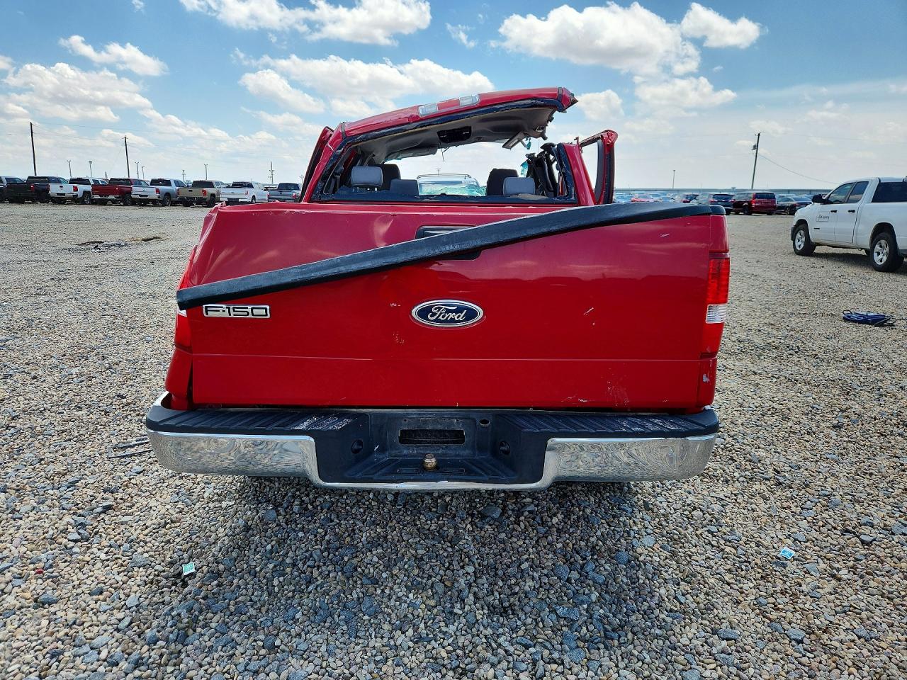 2005 Ford F150 Supercrew Red vin: 1FTRW12W75FA37645