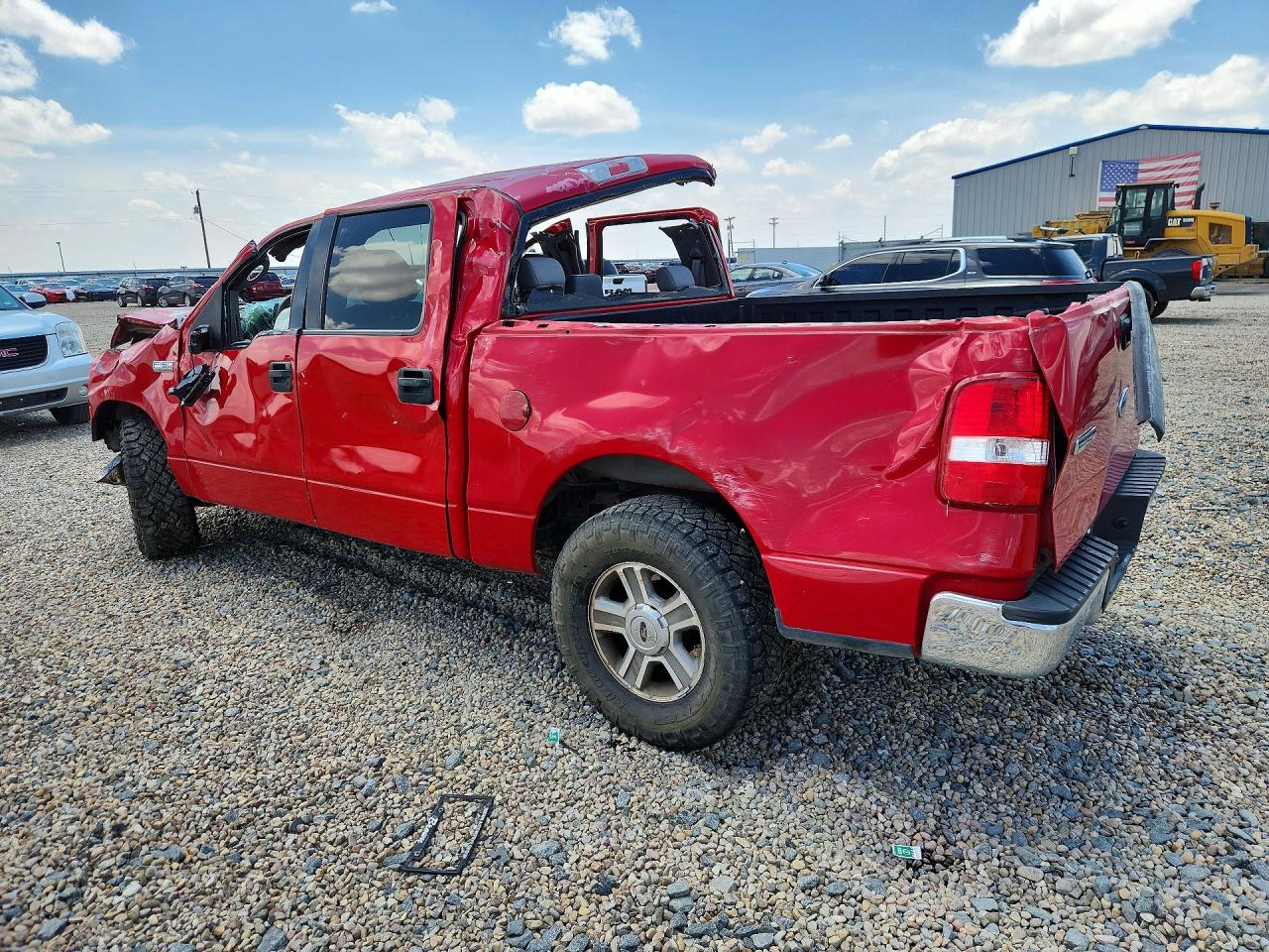 2005 Ford F150 Supercrew Red vin: 1FTRW12W75FA37645
