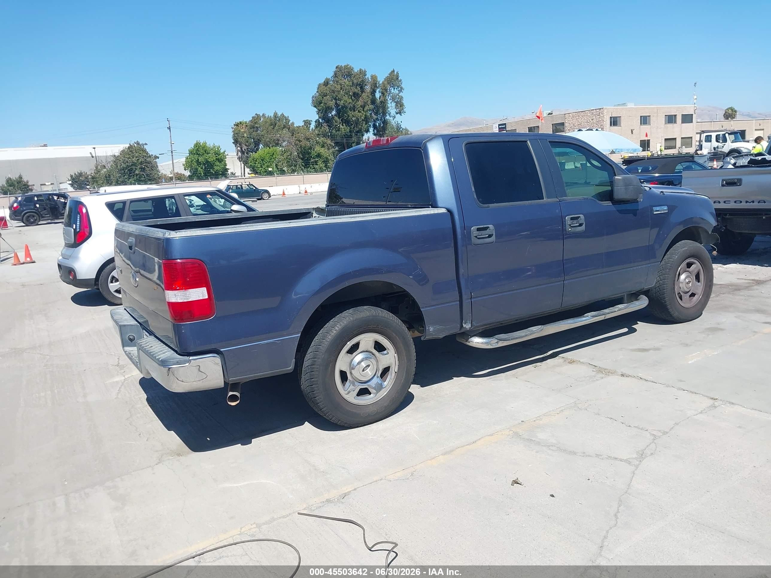2005 Ford F-150 Xlt Blue vin: 1FTRW12W75KC03279