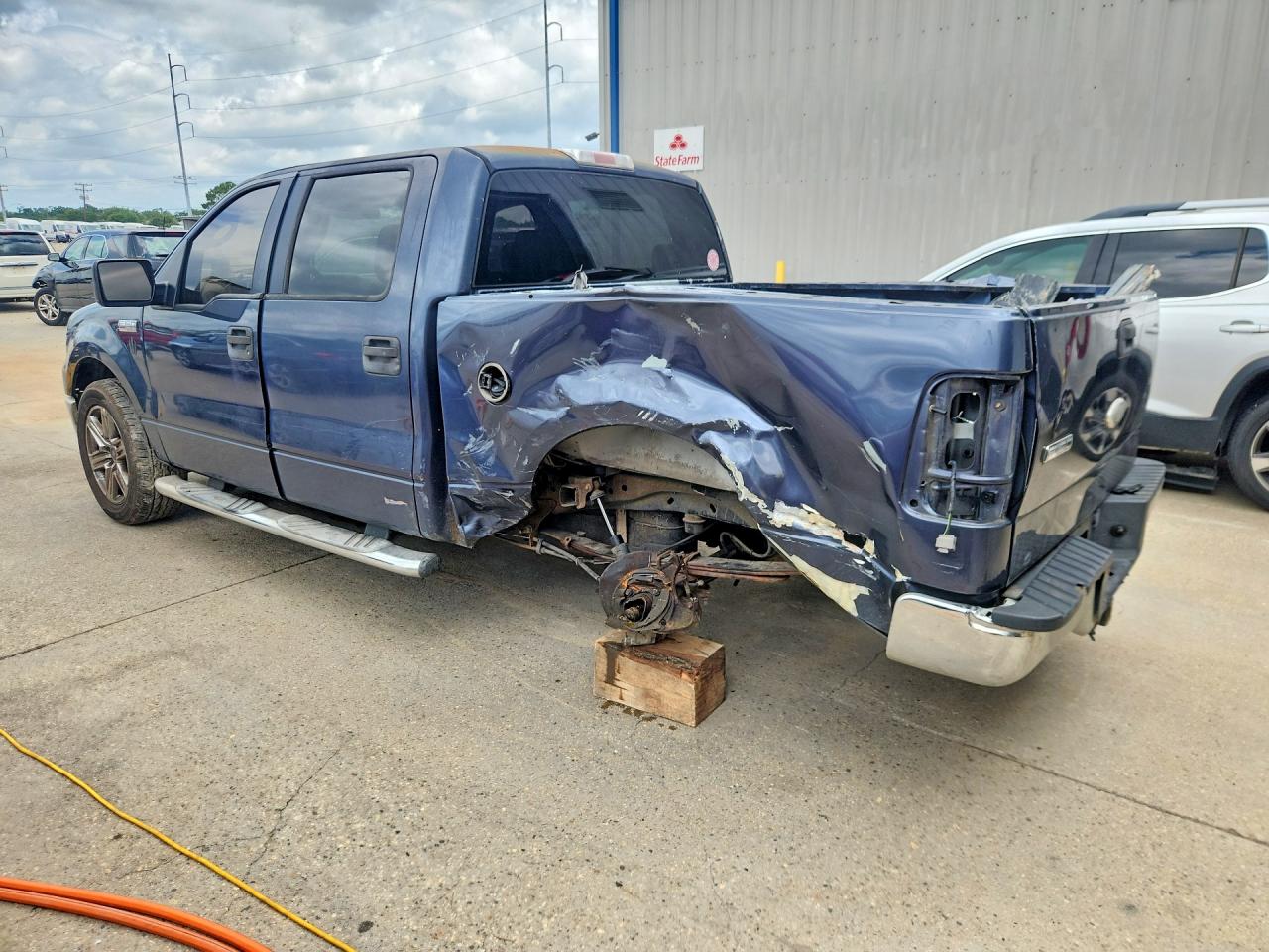 2006 Ford F150 Supercrew Blue vin: 1FTRW12W76KB75503