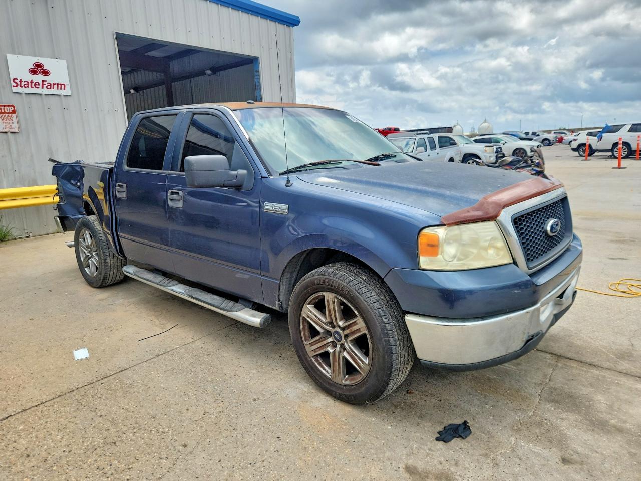 2006 Ford F150 Supercrew Blue vin: 1FTRW12W76KB75503