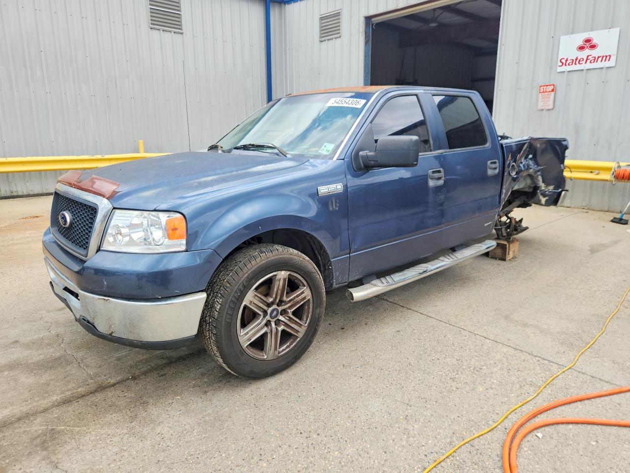 2006 Ford F150 Supercrew Blue vin: 1FTRW12W76KB75503