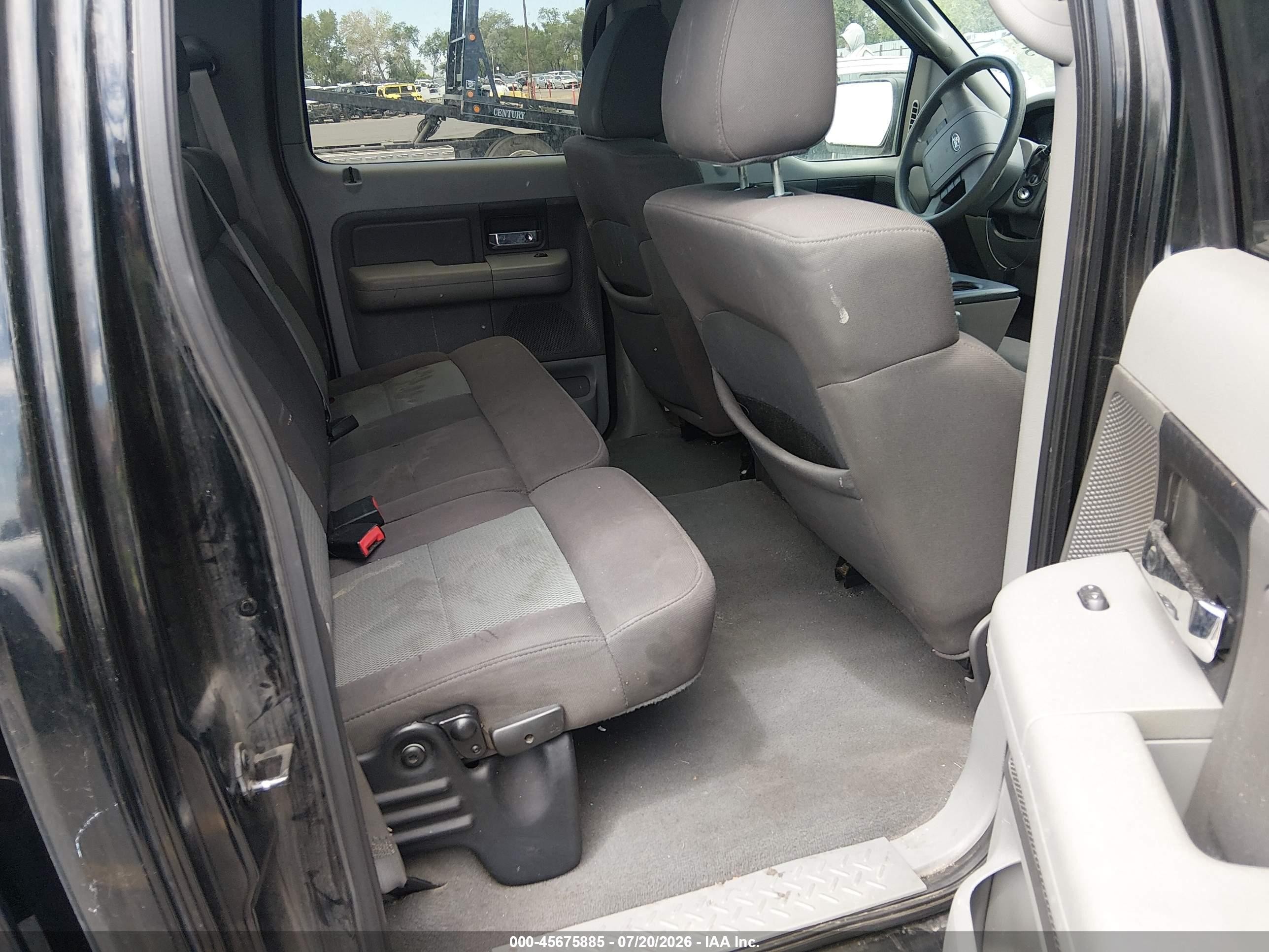 2006 Ford F-150 Xlt Black vin: 1FTRW12W76KC60244