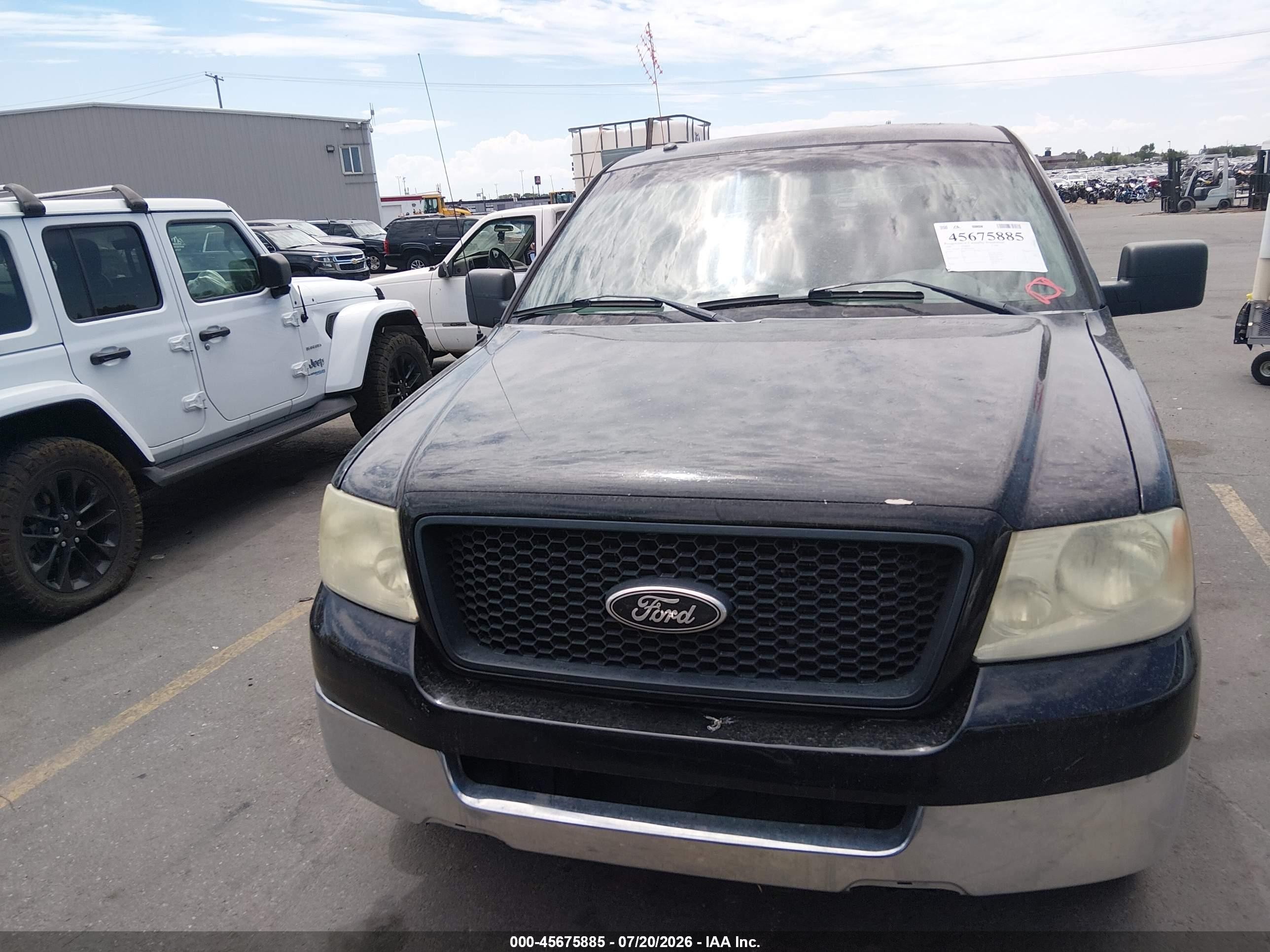 2006 Ford F-150 Xlt Black vin: 1FTRW12W76KC60244