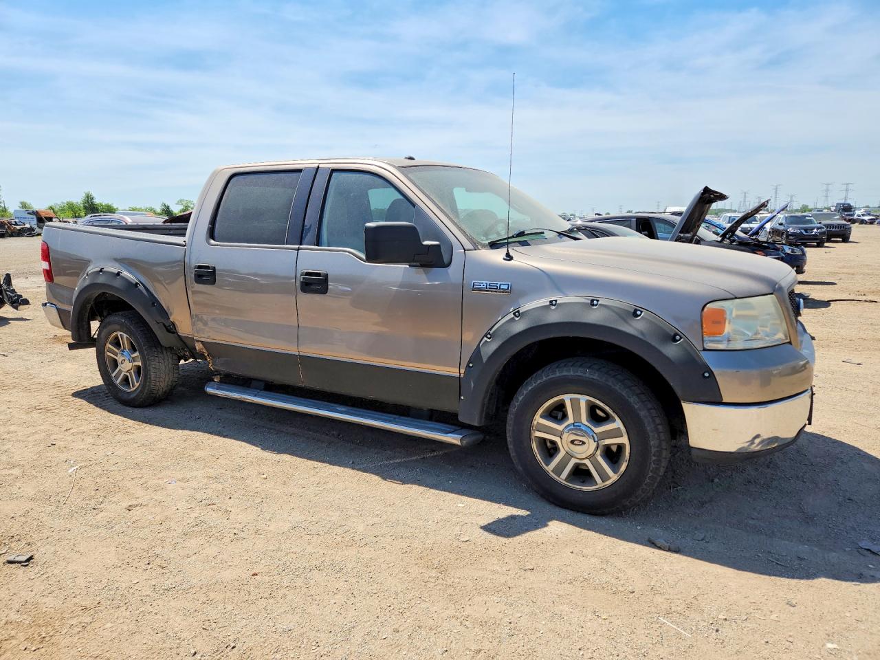 2006 Ford F150 Supercrew Tan vin: 1FTRW12W76KD72901
