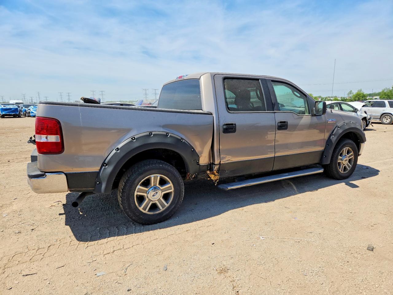 2006 Ford F150 Supercrew Tan vin: 1FTRW12W76KD72901