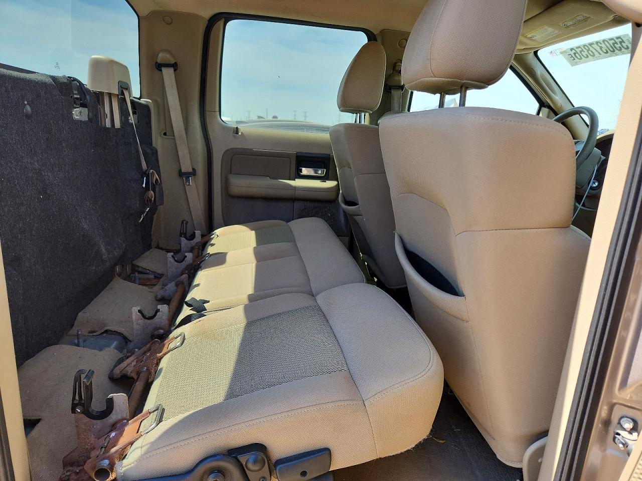 2006 Ford F150 Supercrew Tan vin: 1FTRW12W76KD72901
