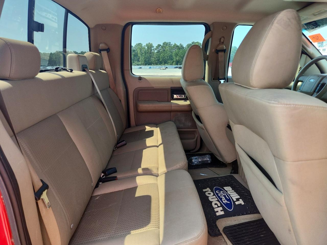 2007 Ford F150 Supercrew Red vin: 1FTRW12W77FA21772