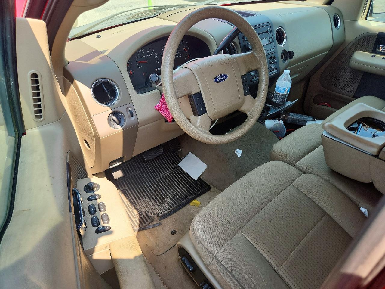 2007 Ford F150 Supercrew Red vin: 1FTRW12W77FA21772