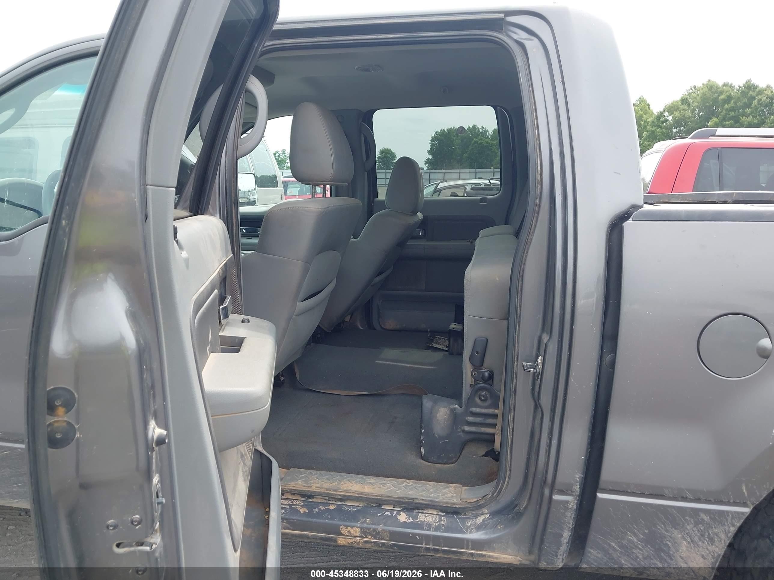 2007 Ford F-150 Xlt Gray vin: 1FTRW12W77KA80909