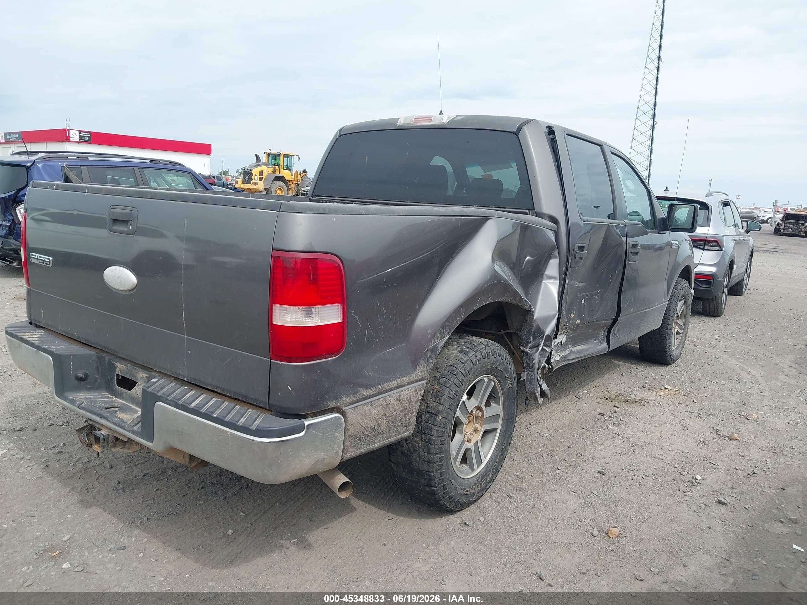 2007 Ford F-150 Xlt Gray vin: 1FTRW12W77KA80909
