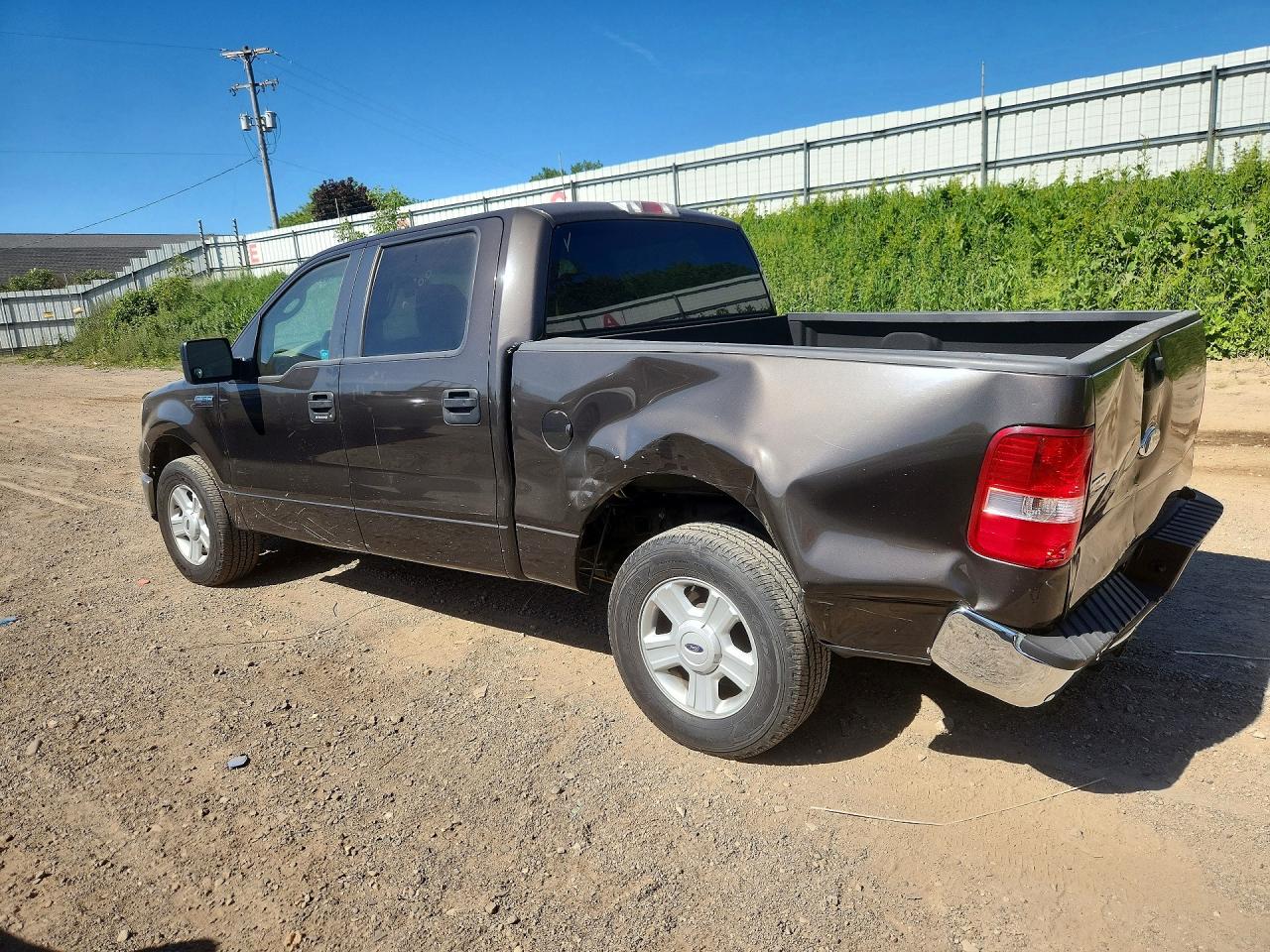 2007 Ford F150 Supercrew Black vin: 1FTRW12W77KB84591