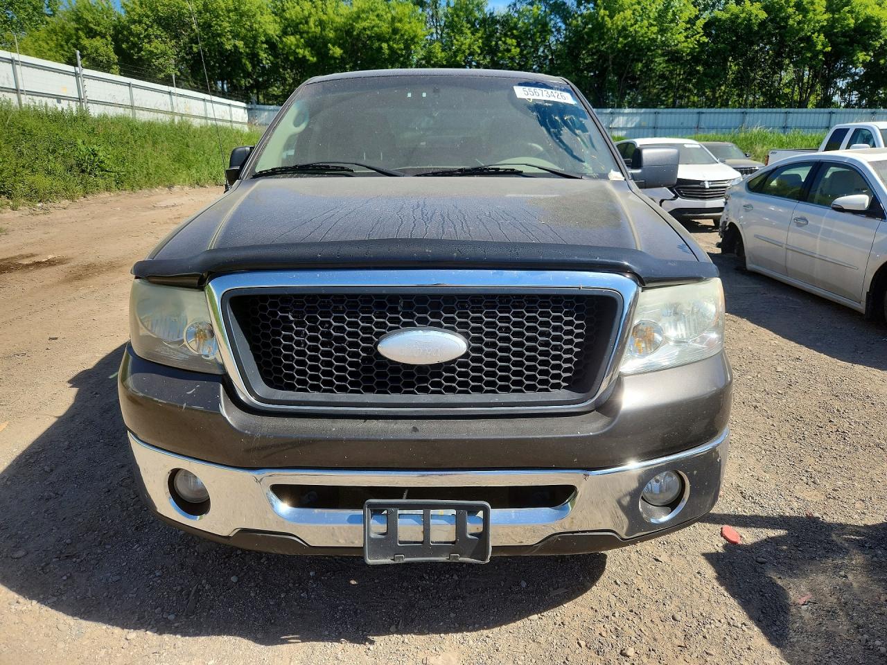 2007 Ford F150 Supercrew Black vin: 1FTRW12W77KB84591