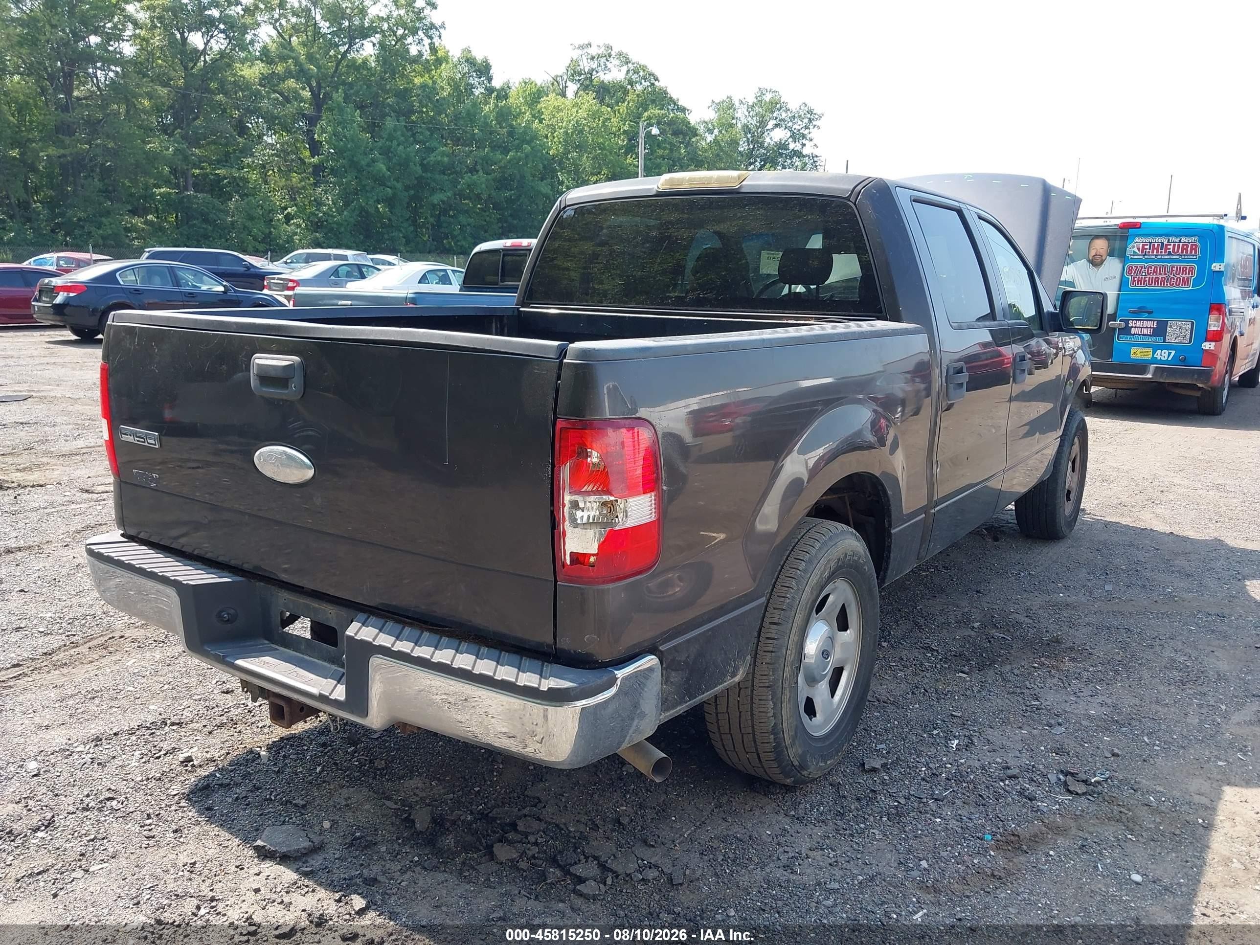 2007 Ford F-150 Xlt Gray vin: 1FTRW12W77KC11322