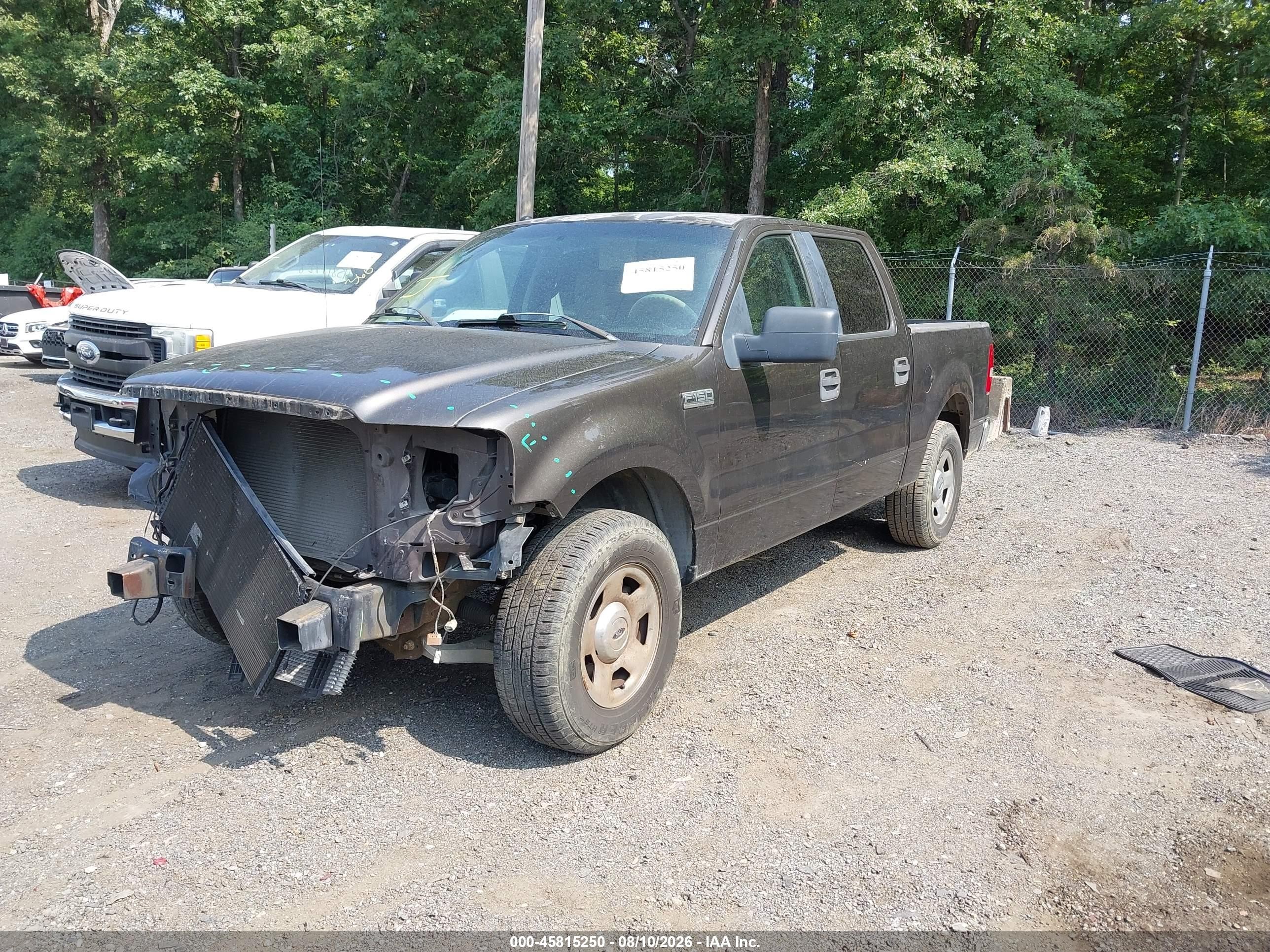 2007 Ford F-150 Xlt Gray vin: 1FTRW12W77KC11322