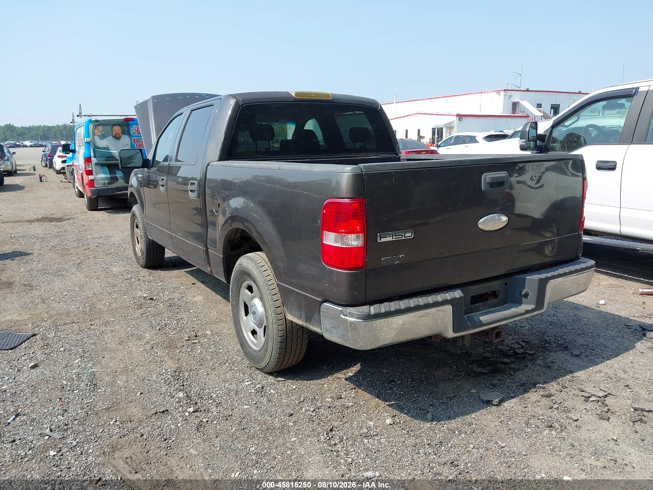 2007 Ford F-150 Xlt Gray vin: 1FTRW12W77KC11322