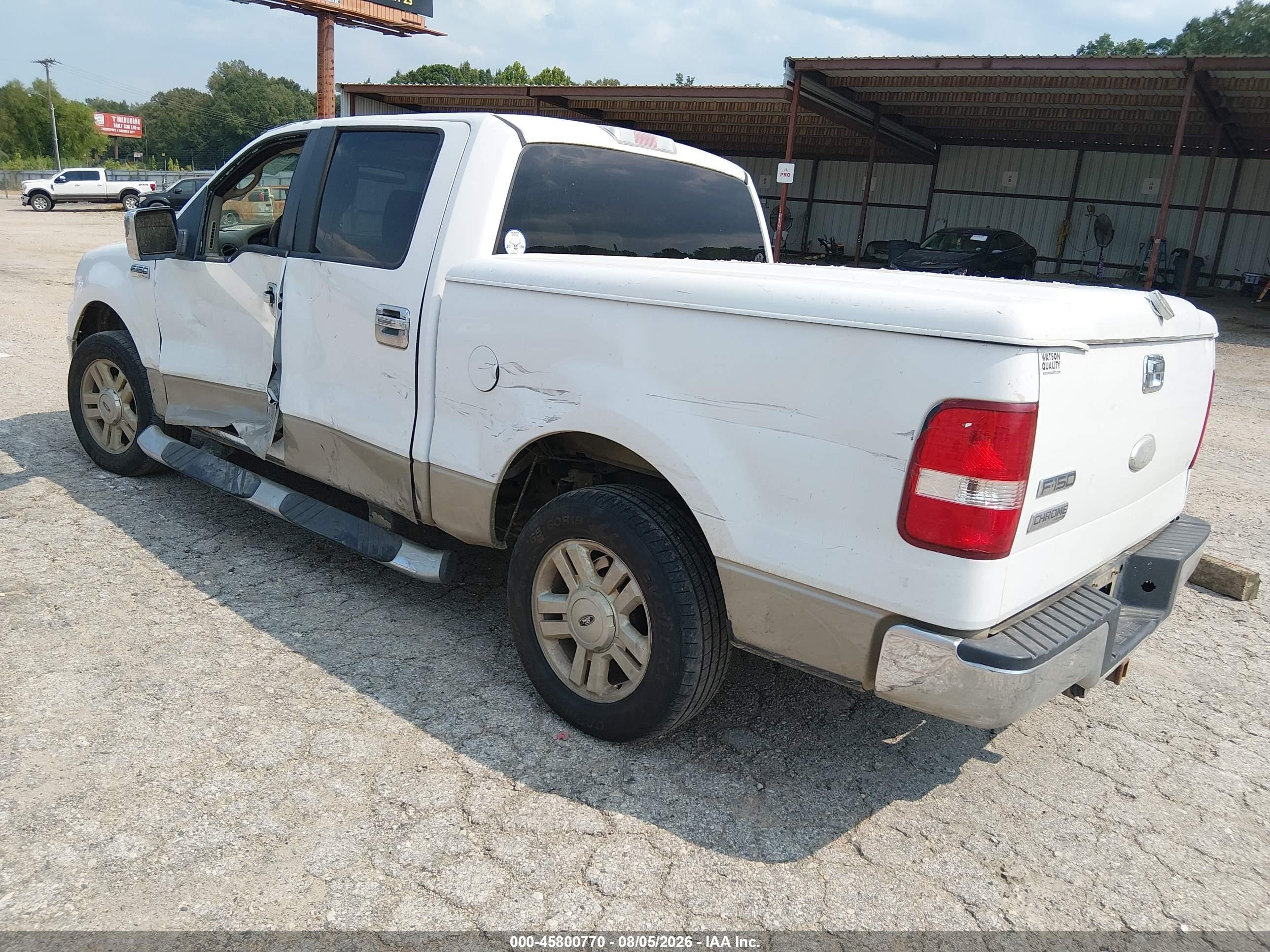 2008 Ford F-150 60th Anniversary/fx2/xl/xlt White vin: 1FTRW12W78FB44098
