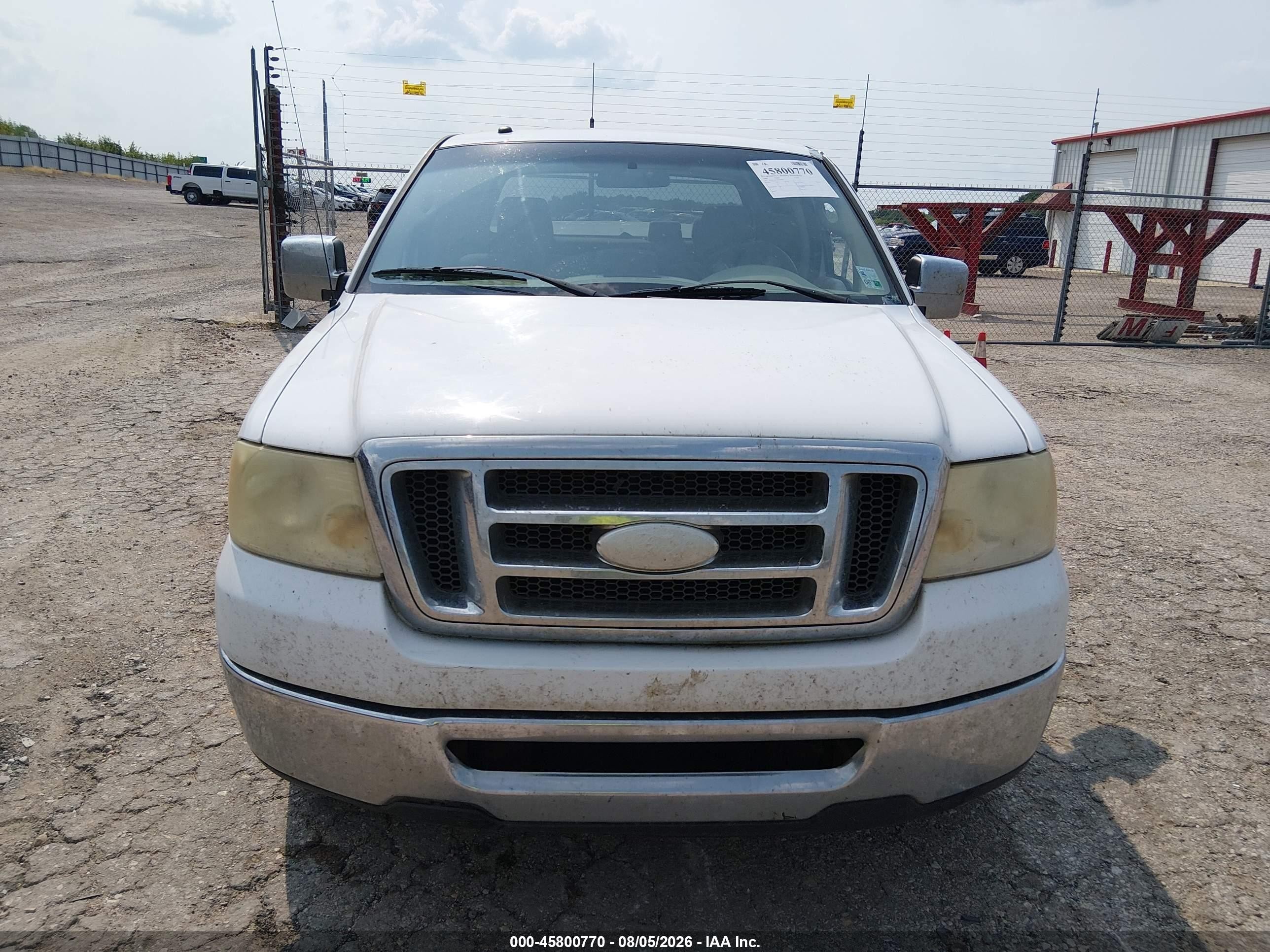 2008 Ford F-150 60th Anniversary/fx2/xl/xlt White vin: 1FTRW12W78FB44098