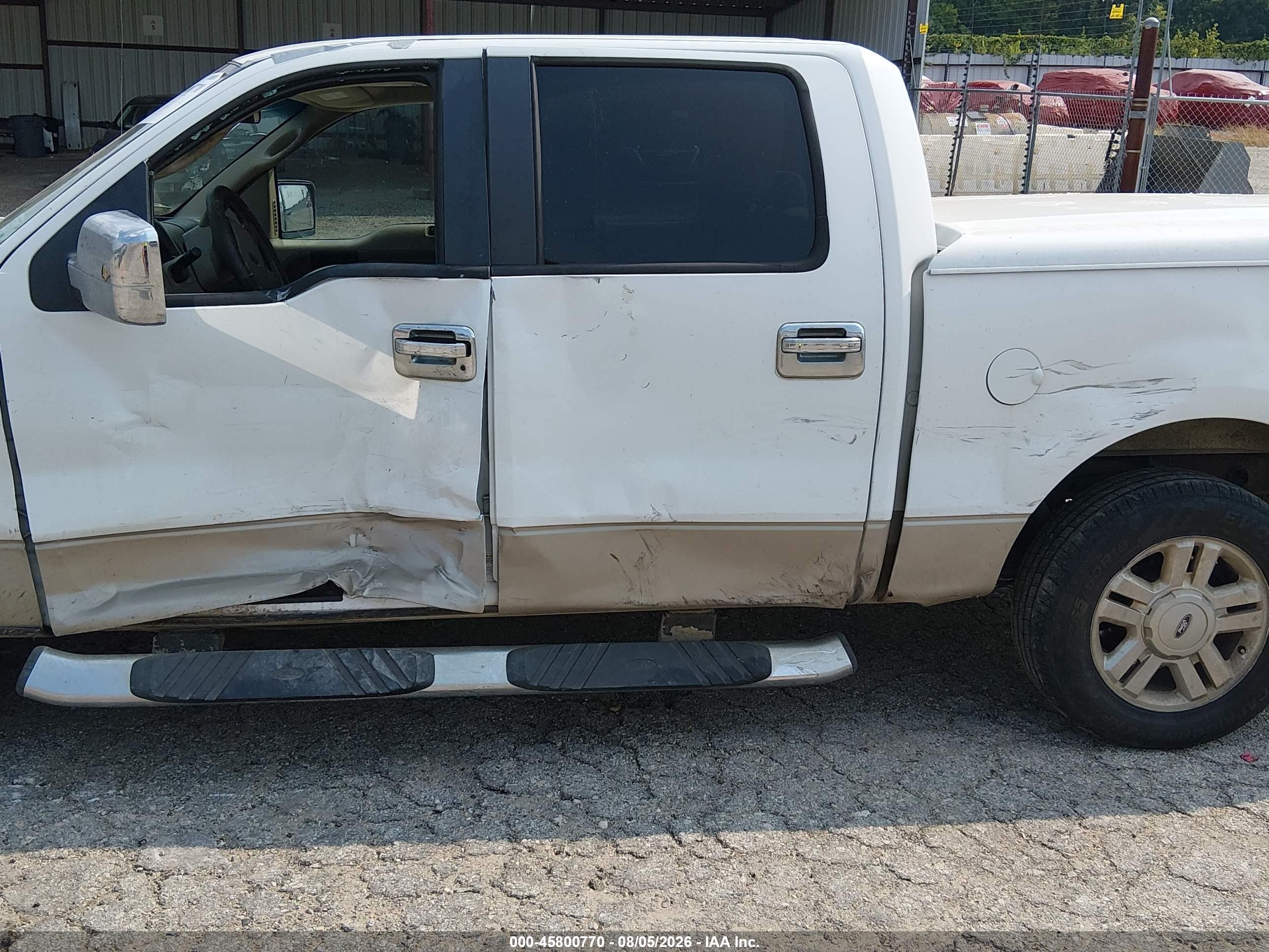 2008 Ford F-150 60th Anniversary/fx2/xl/xlt White vin: 1FTRW12W78FB44098