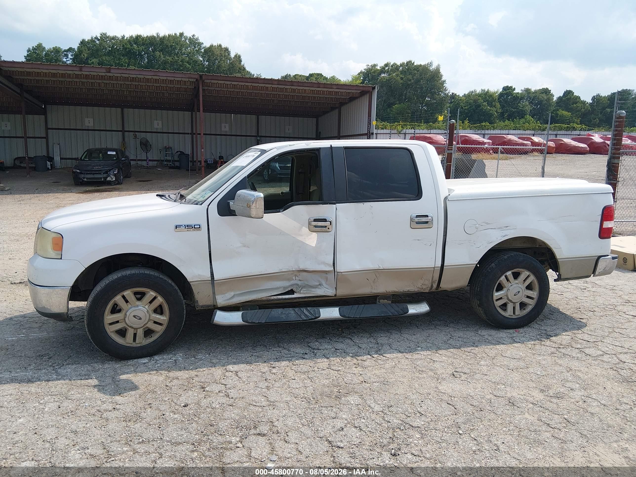 2008 Ford F-150 60th Anniversary/fx2/xl/xlt White vin: 1FTRW12W78FB44098