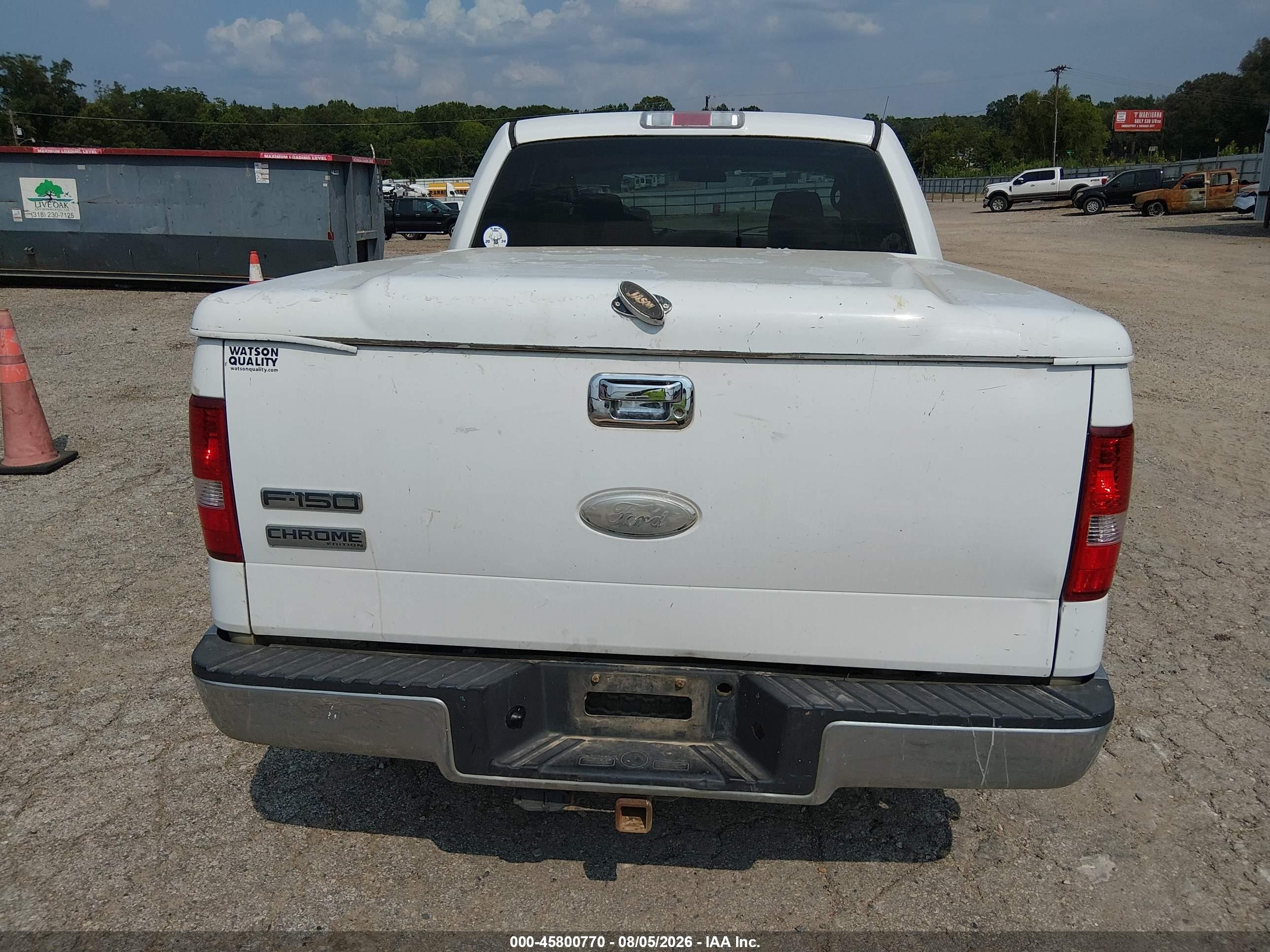 2008 Ford F-150 60th Anniversary/fx2/xl/xlt White vin: 1FTRW12W78FB44098