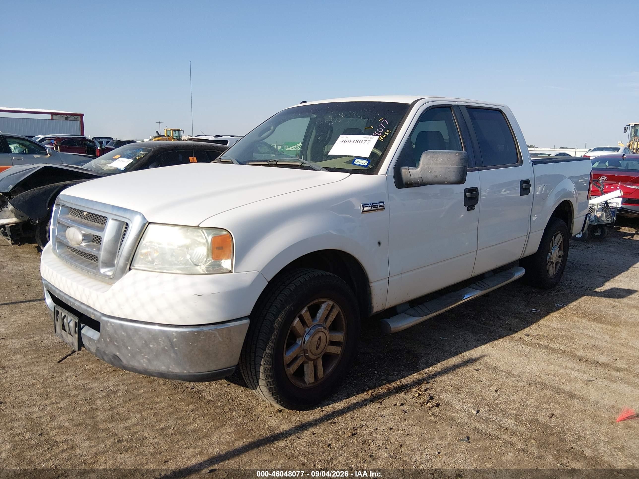 2008 Ford F-150 60th Anniversary/fx2/xl/xlt White vin: 1FTRW12W78FB93026