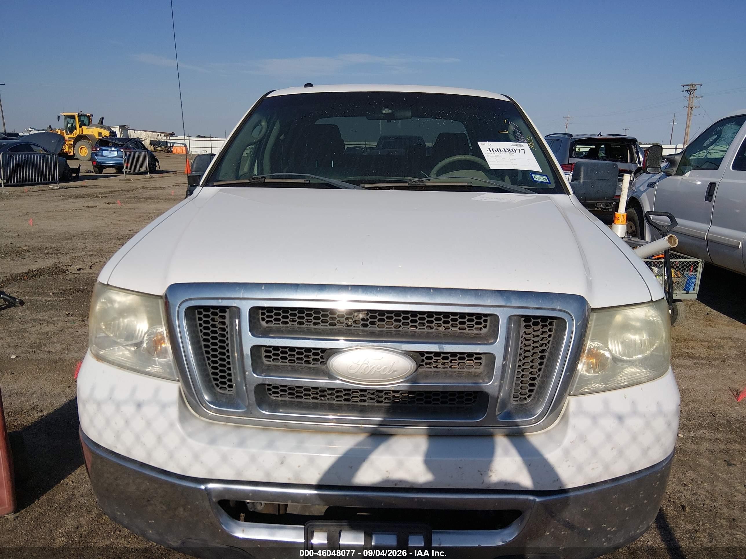 2008 Ford F-150 60th Anniversary/fx2/xl/xlt White vin: 1FTRW12W78FB93026